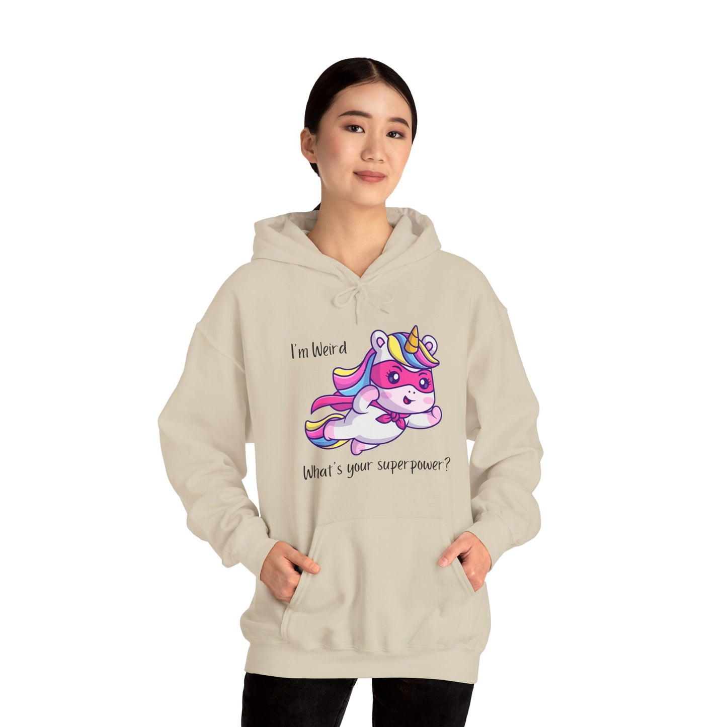 Whats your superpower of Unisex Heavy Blend™ Hooded Sweatshirt