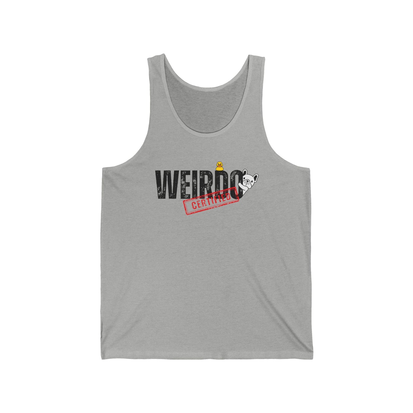 Weirdo certified Unisex Jersey Tank