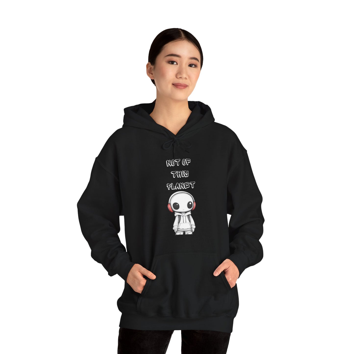 Not of this planet of Unisex Heavy Blend™ Hooded Sweatshirt