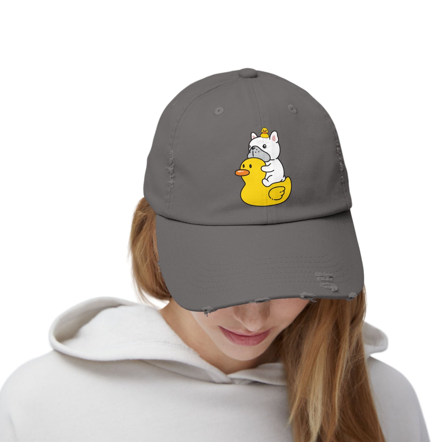 dog inflatable Distressed Cap