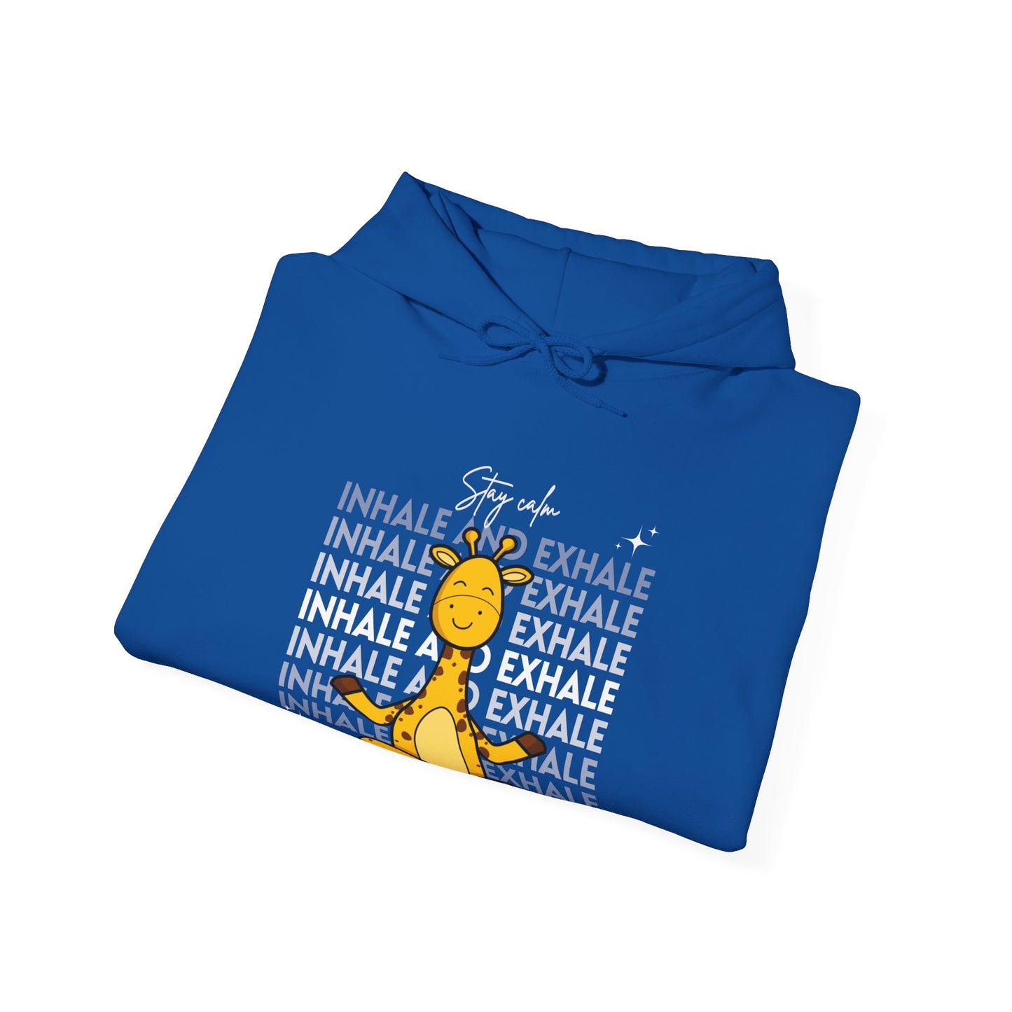 Inhale and Exhale of Unisex Heavy Blend™ Hooded Sweatshirt