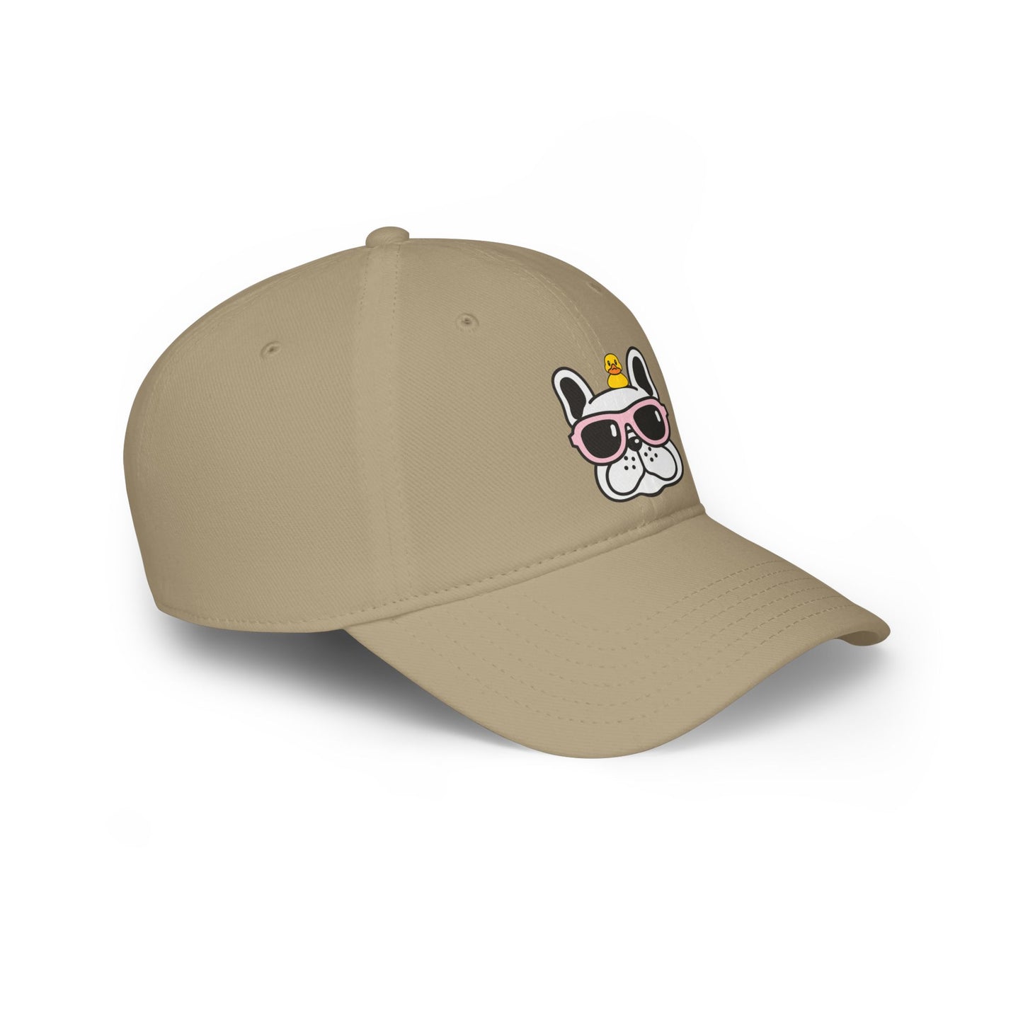 Dog and duck sunglass Profile Baseball Cap