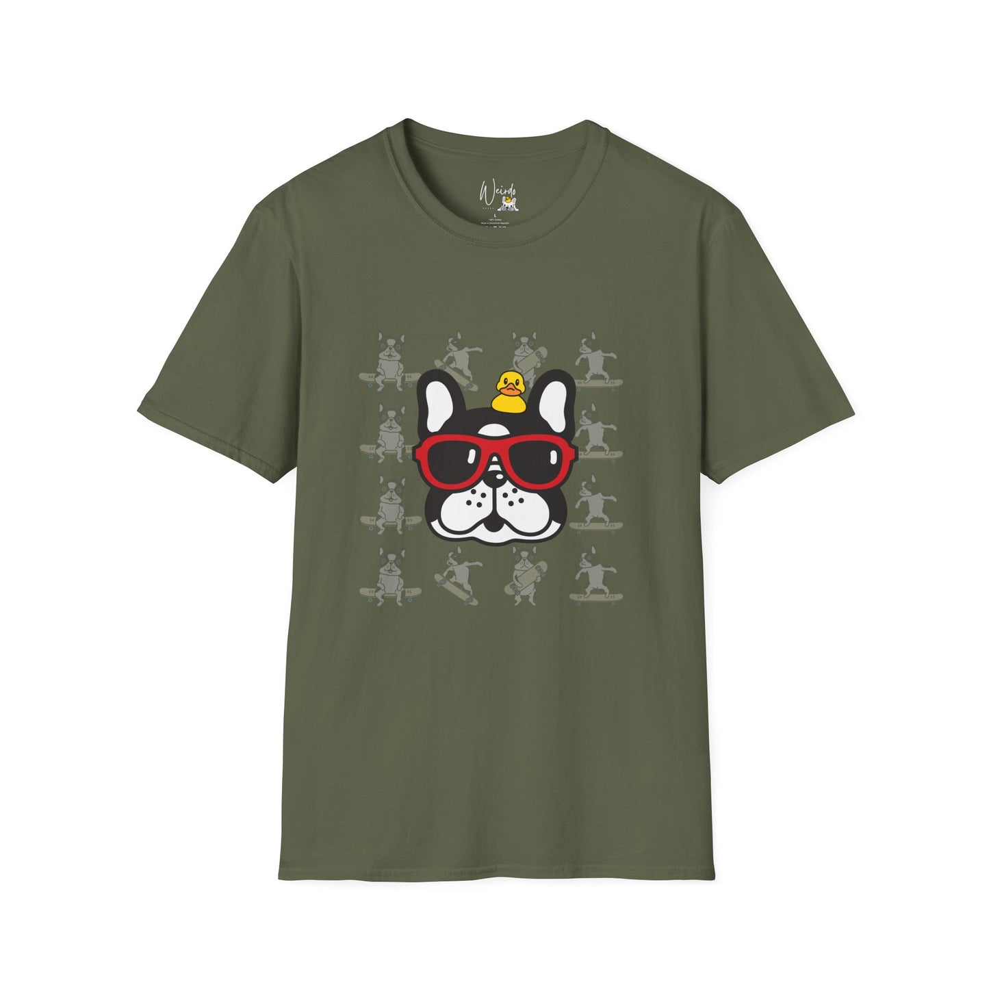 Dog skate Unisex Softstyle T-Shirt