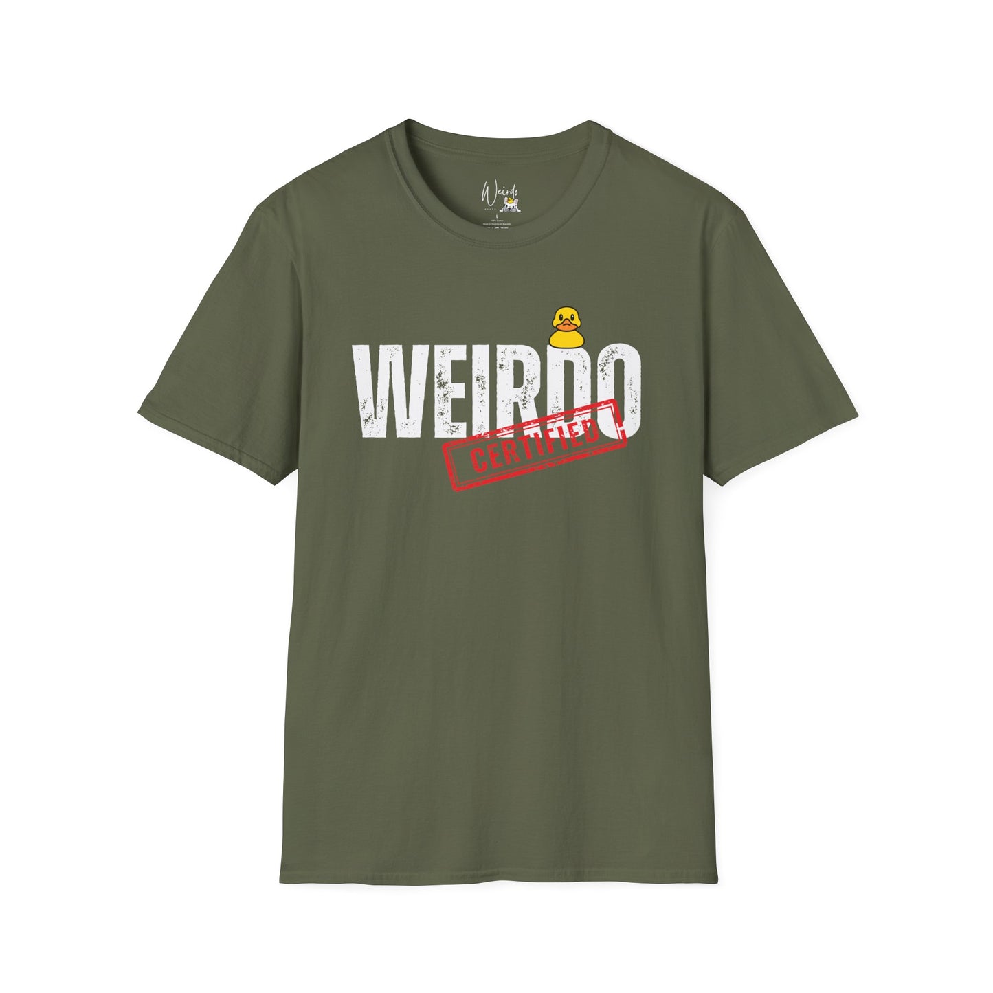 Weirdo certified only Unisex Softstyle T-Shirt