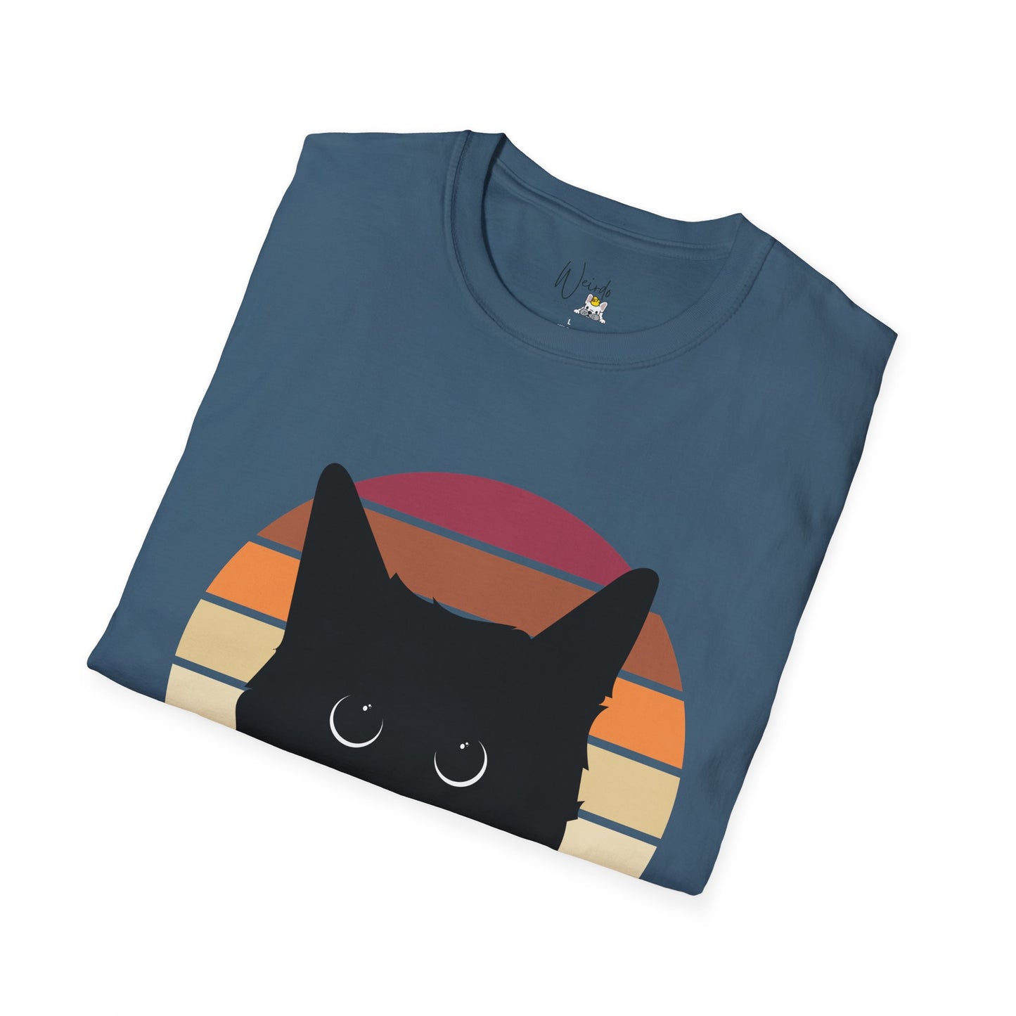 Cat judging you Unisex Softstyle T-Shirt