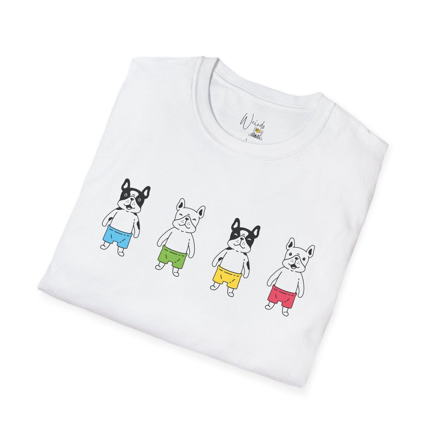 Dog in swimwear Unisex Softstyle T-Shirt