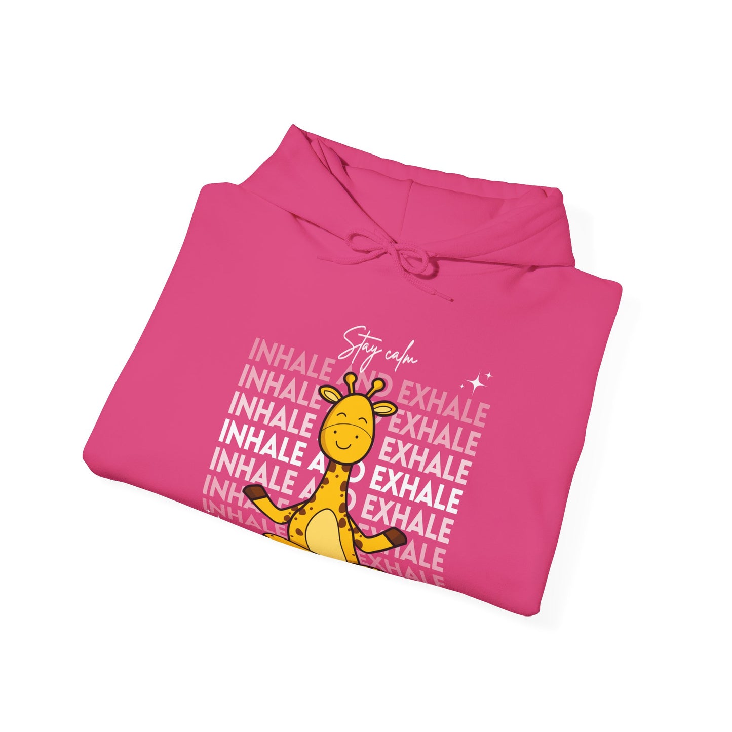 Inhale and Exhale of Unisex Heavy Blend™ Hooded Sweatshirt