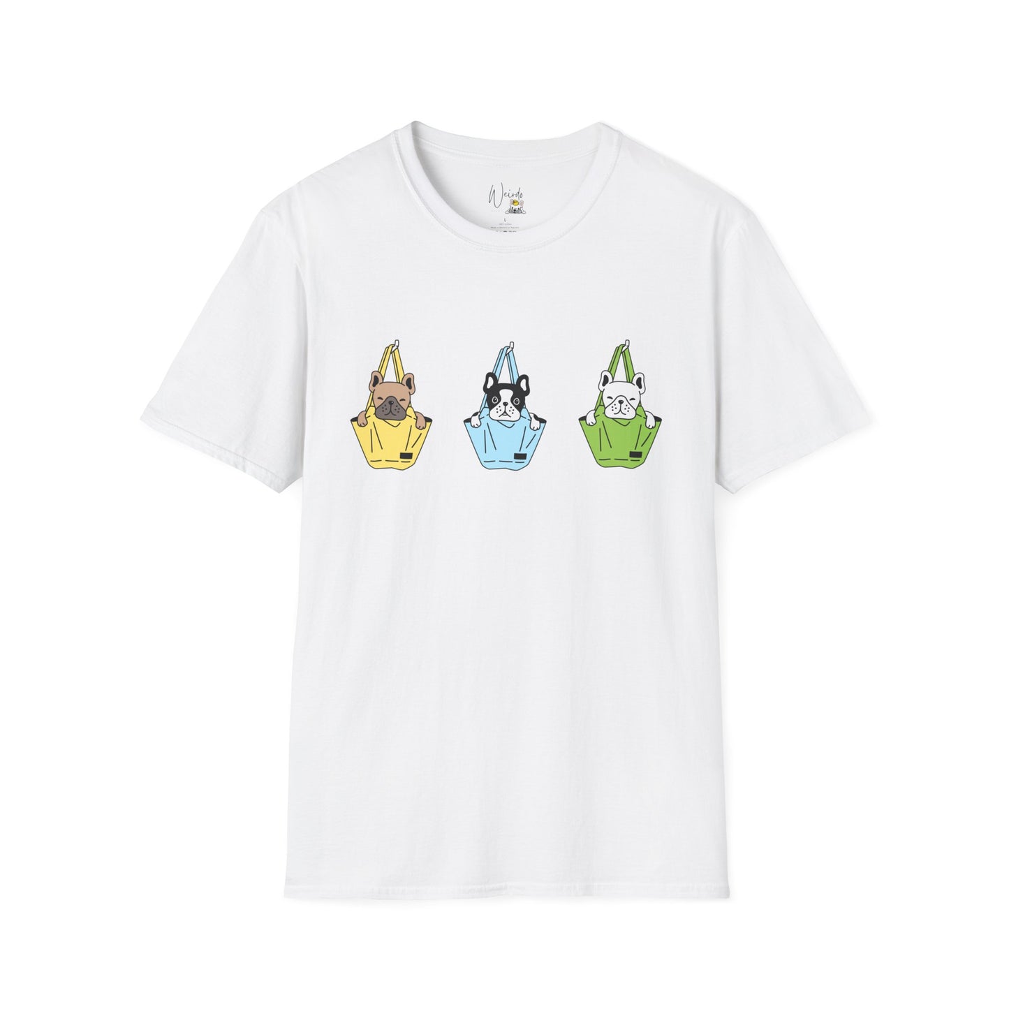 dog bag Unisex Softstyle T-Shirt