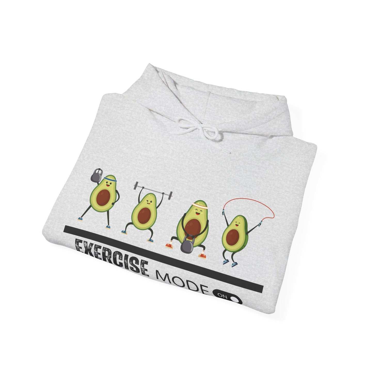 Exercise mode of Unisex Heavy Blend™ Hooded Sweatshirt