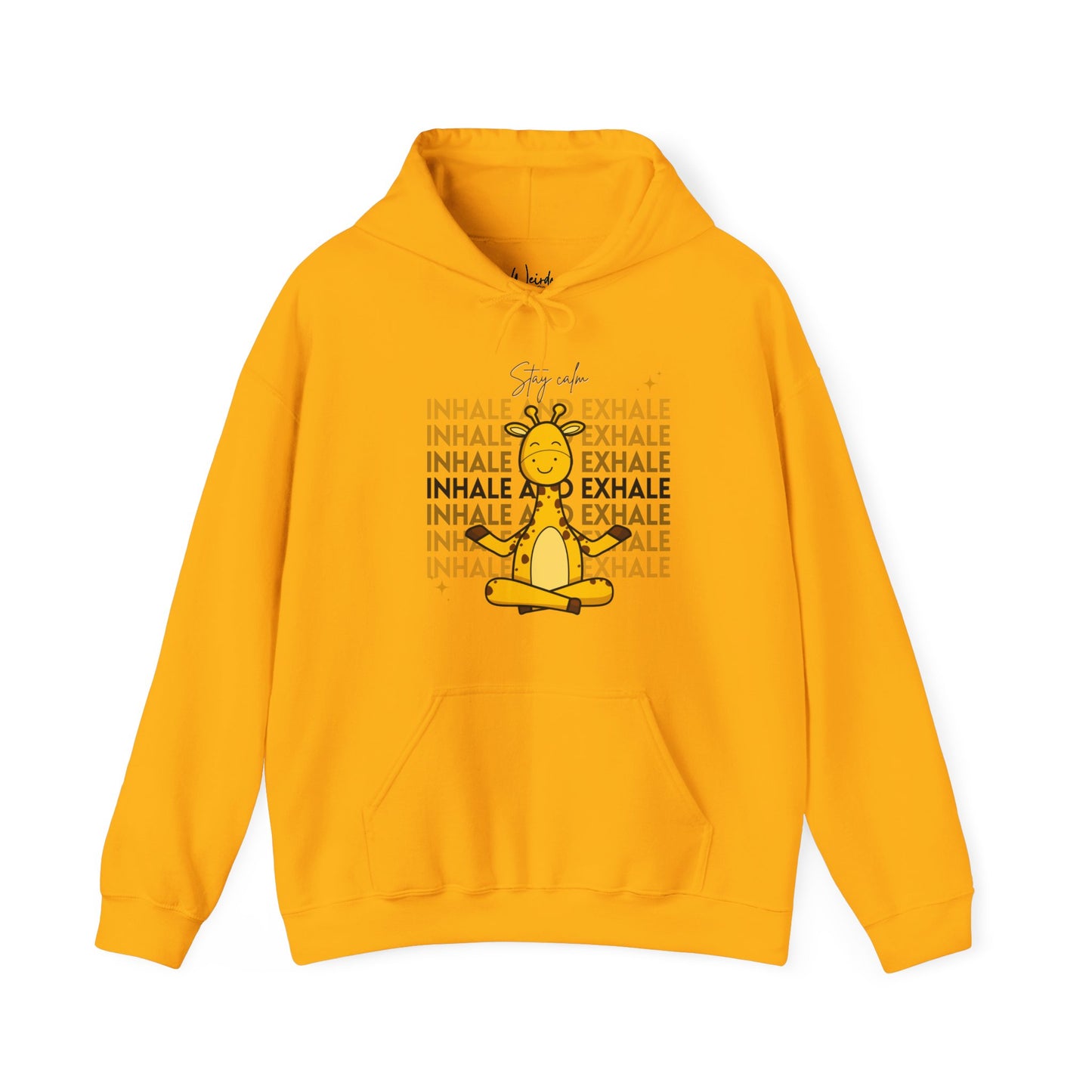 Inhale and Exhale of Unisex Heavy Blend™ Hooded Sweatshirt