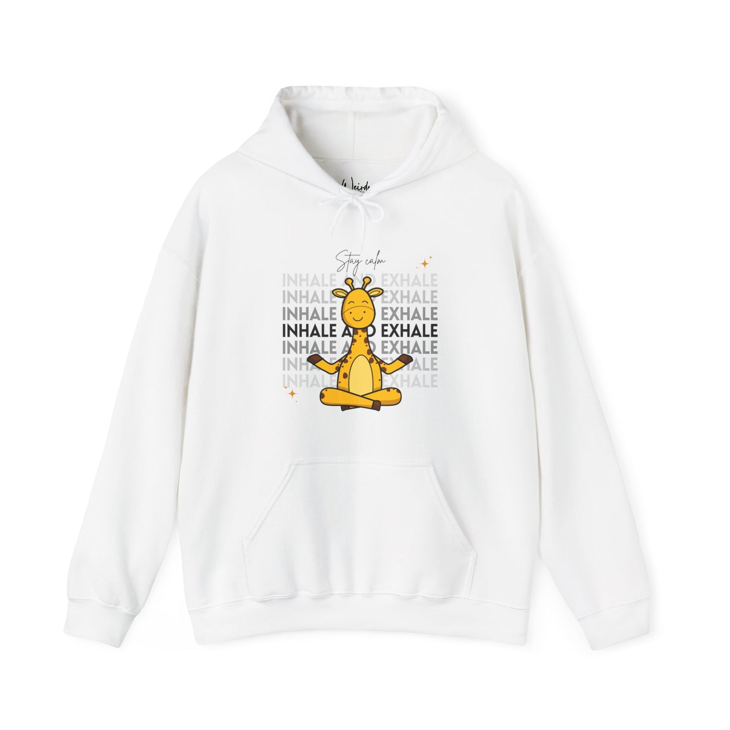 Inhale and Exhale of Unisex Heavy Blend™ Hooded Sweatshirt