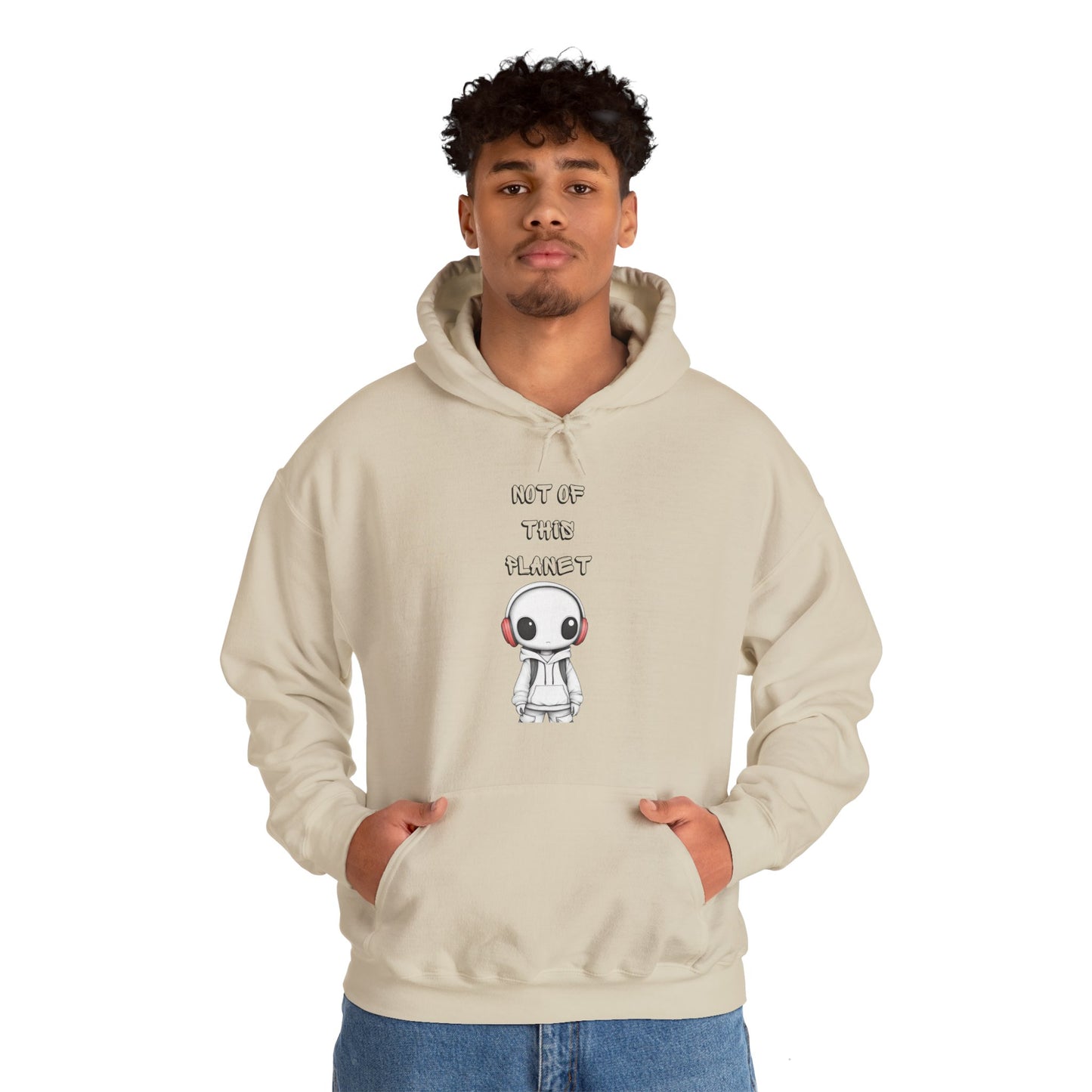 Not of this planet of Unisex Heavy Blend™ Hooded Sweatshirt