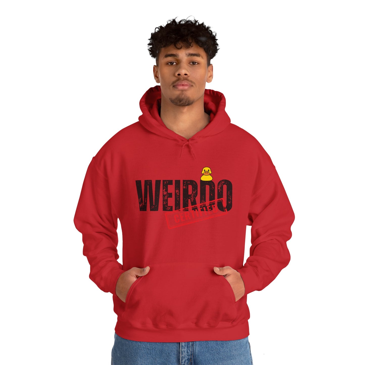 Weirdo Certified of Unisex Heavy Blend™ Hooded Sweatshirt