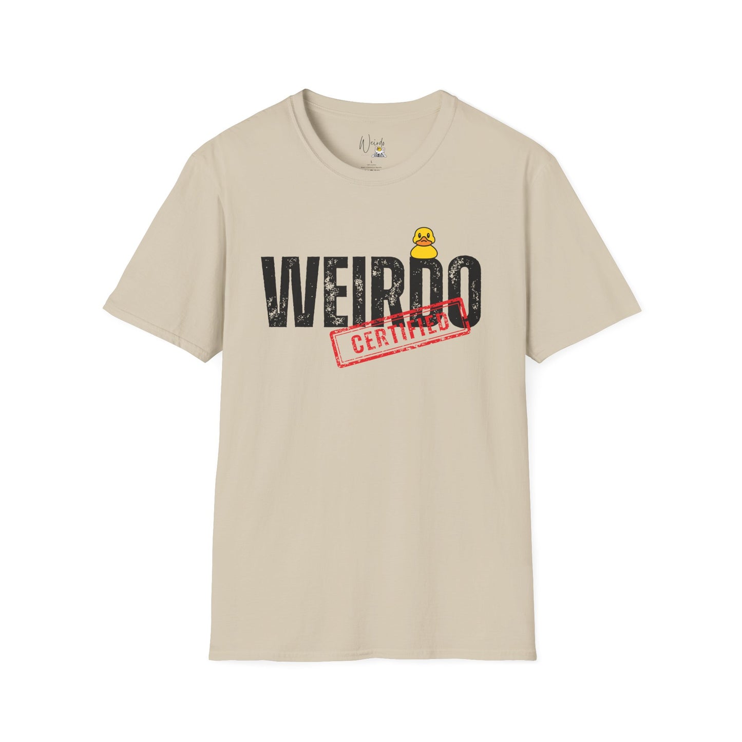 Weirdo certified only Unisex Softstyle T-Shirt