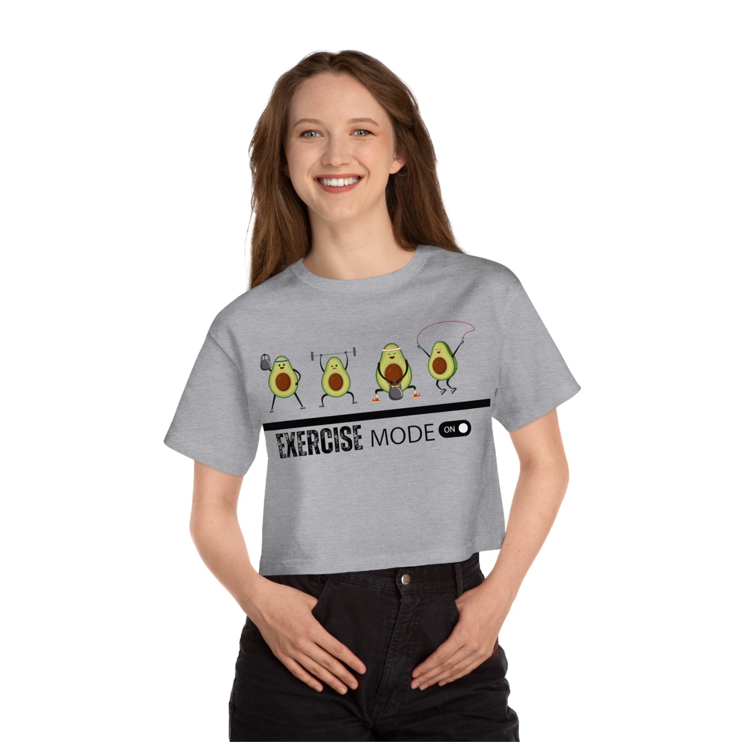 Exercise mode Champion Women's Heritage Cropped T-Shirt