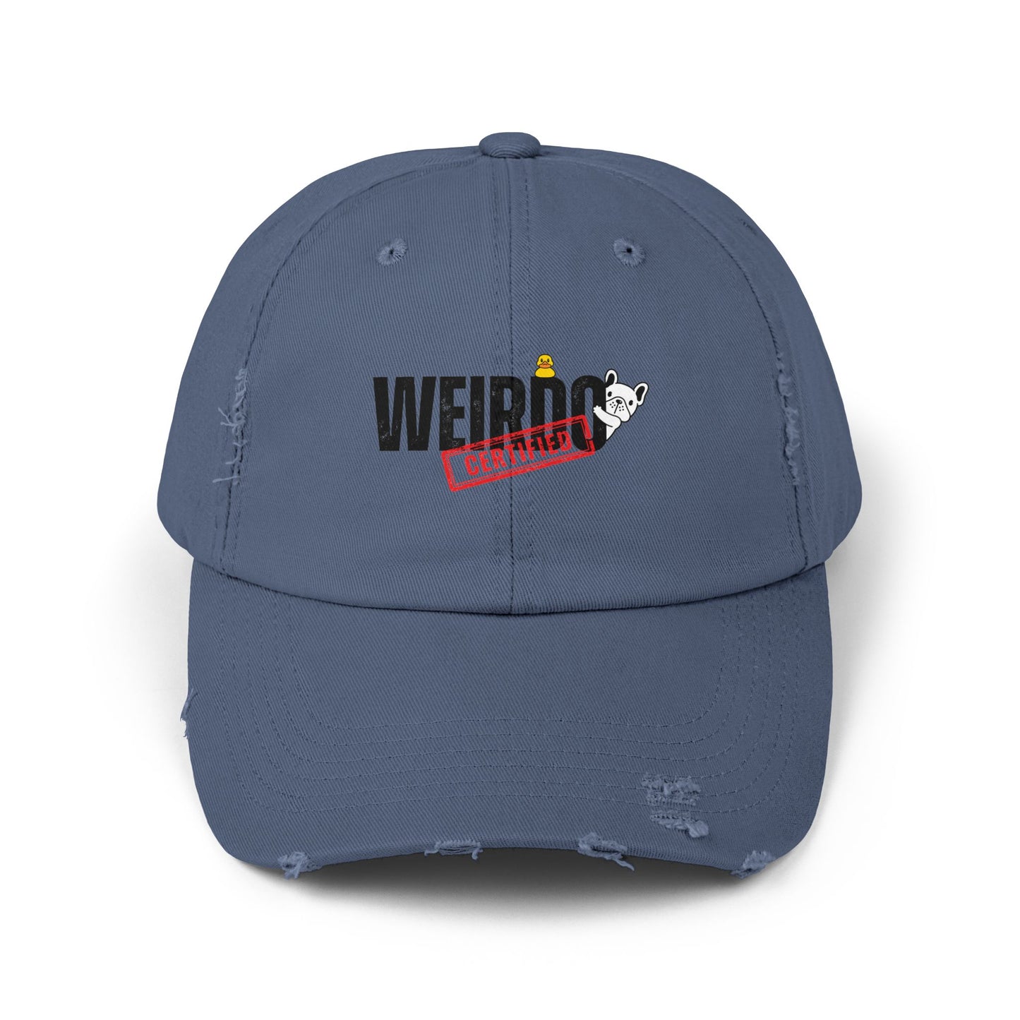 Weirdo Unisex Distressed Cap