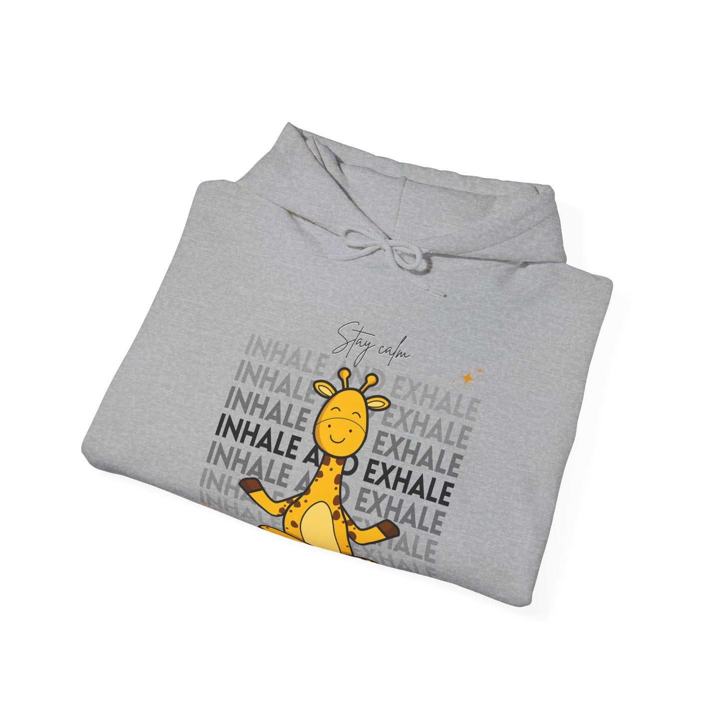 Inhale and Exhale of Unisex Heavy Blend™ Hooded Sweatshirt