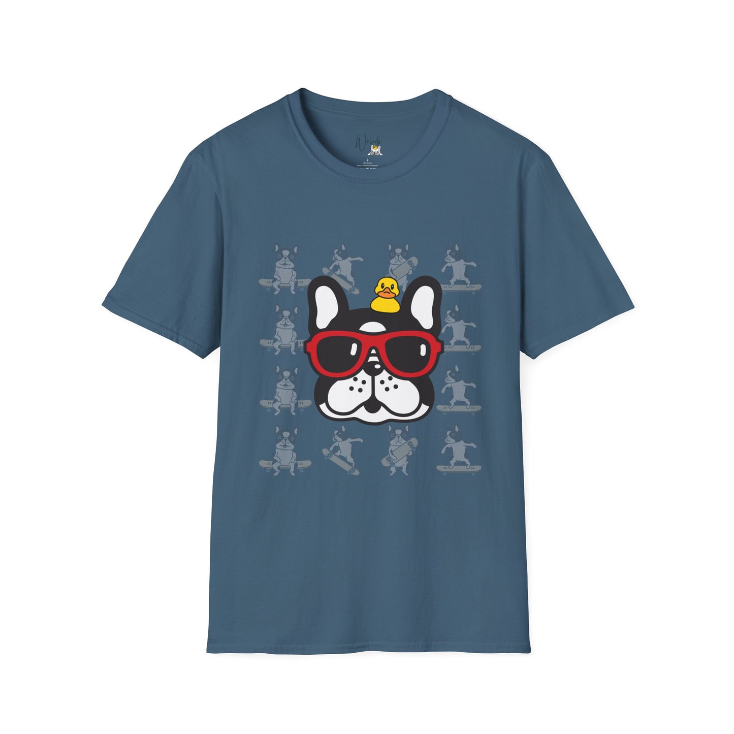 Dog skate Unisex Softstyle T-Shirt