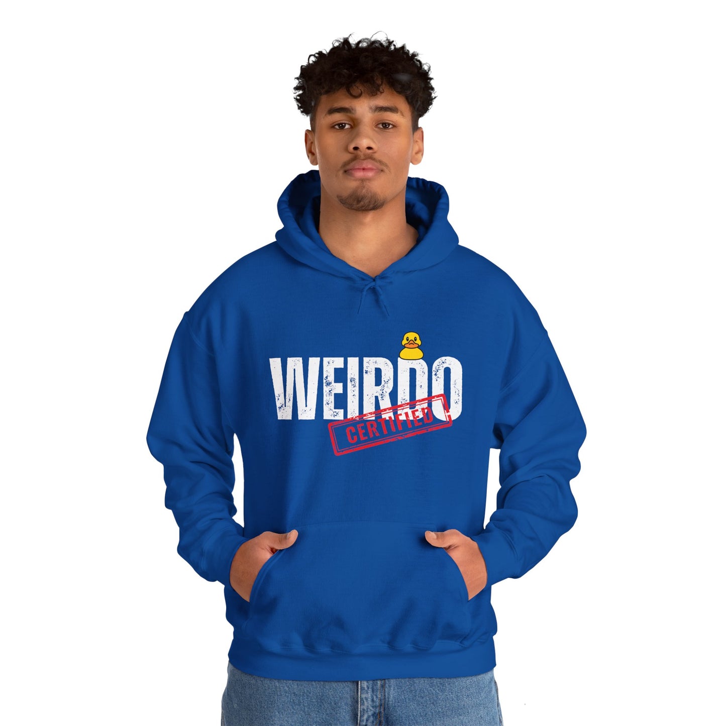 Weirdo Certified of Unisex Heavy Blend™ Hooded Sweatshirt