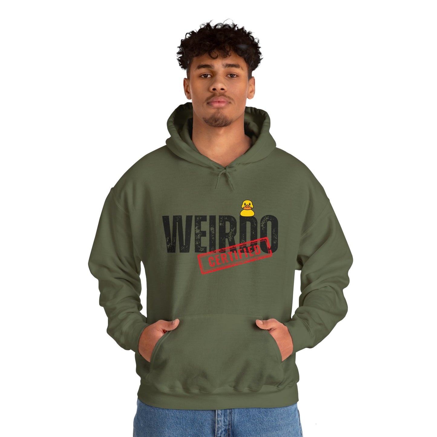 Weirdo Certified of Unisex Heavy Blend™ Hooded Sweatshirt