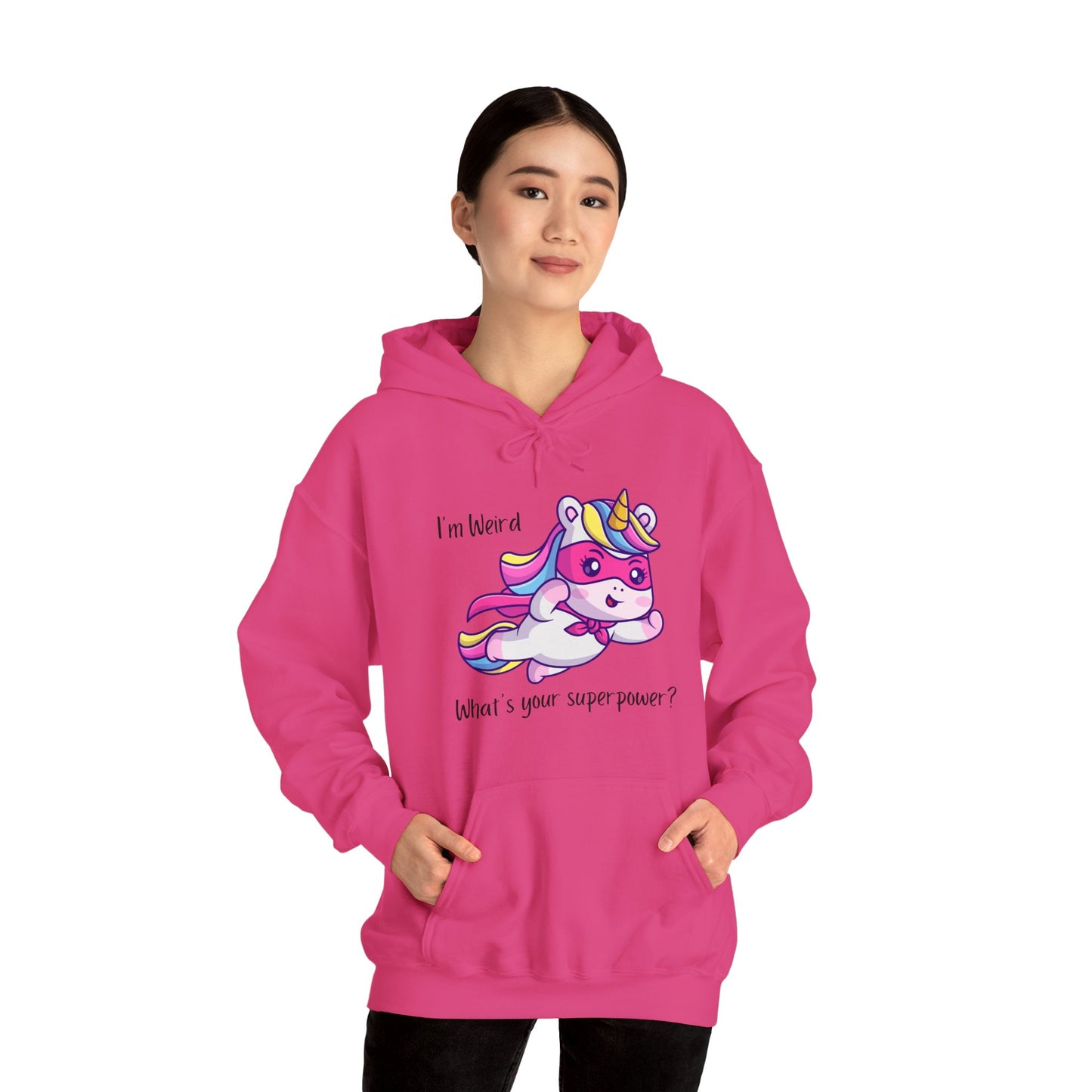 Whats your superpower of Unisex Heavy Blend™ Hooded Sweatshirt