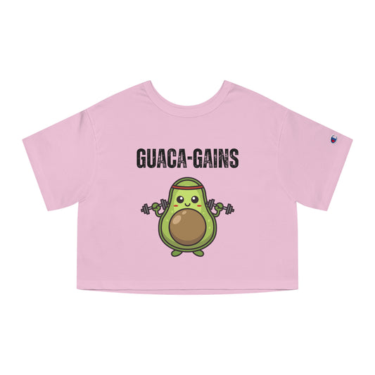 Guaca gain Champion Women's Heritage Cropped T-Shirt