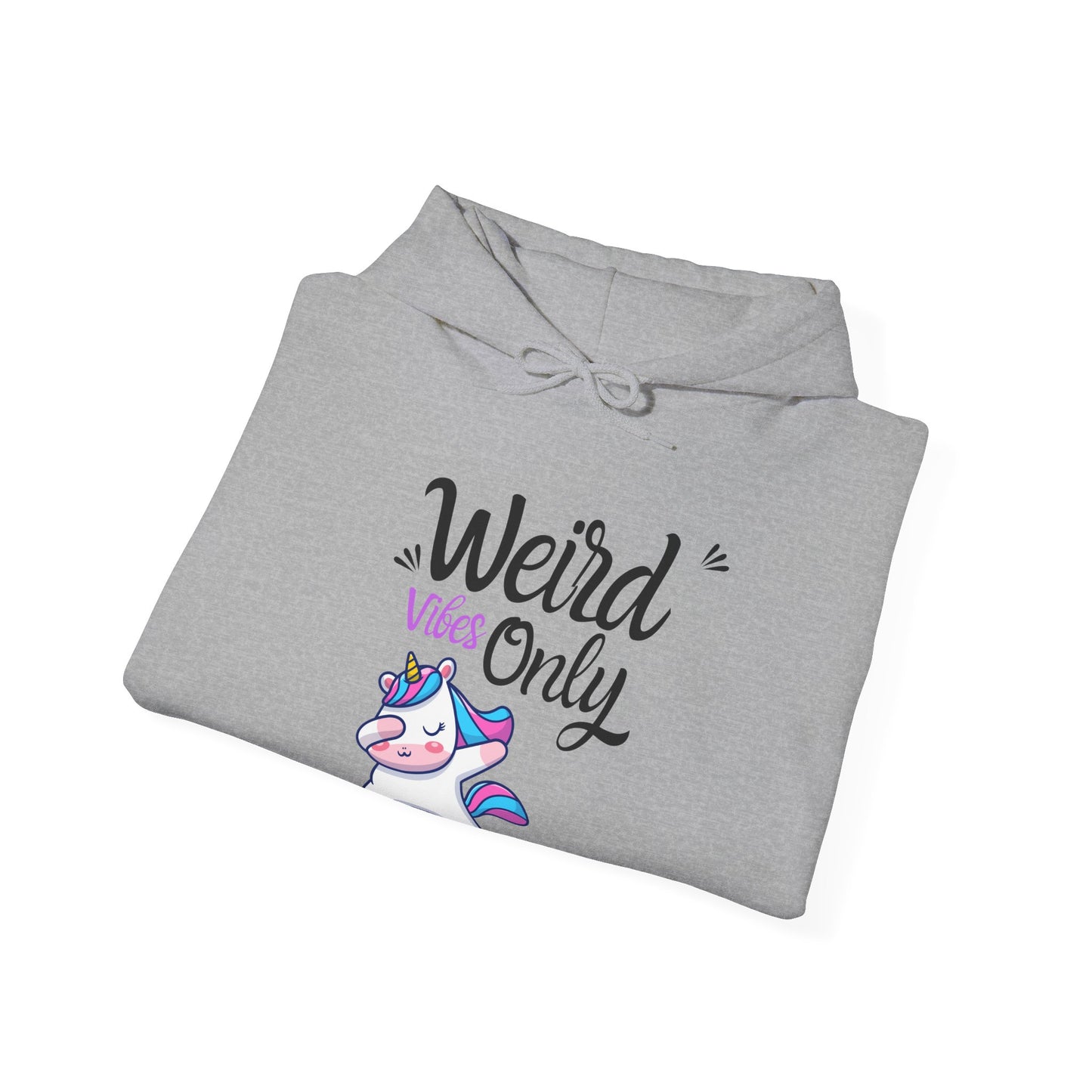 Weird vibes only of Unisex Heavy Blend™ Hooded Sweatshirt