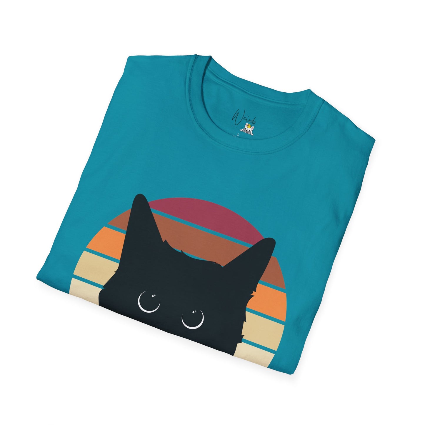 Cat judging you Unisex Softstyle T-Shirt