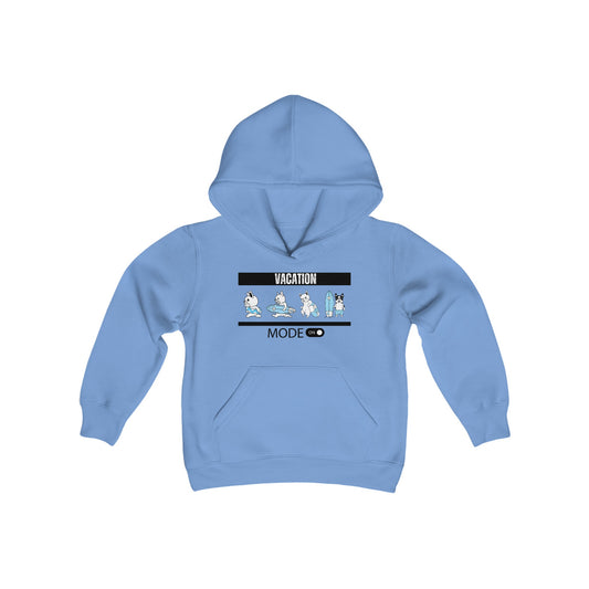 Vacation mode Youth Heavy Blend Hooded Sweatshirt