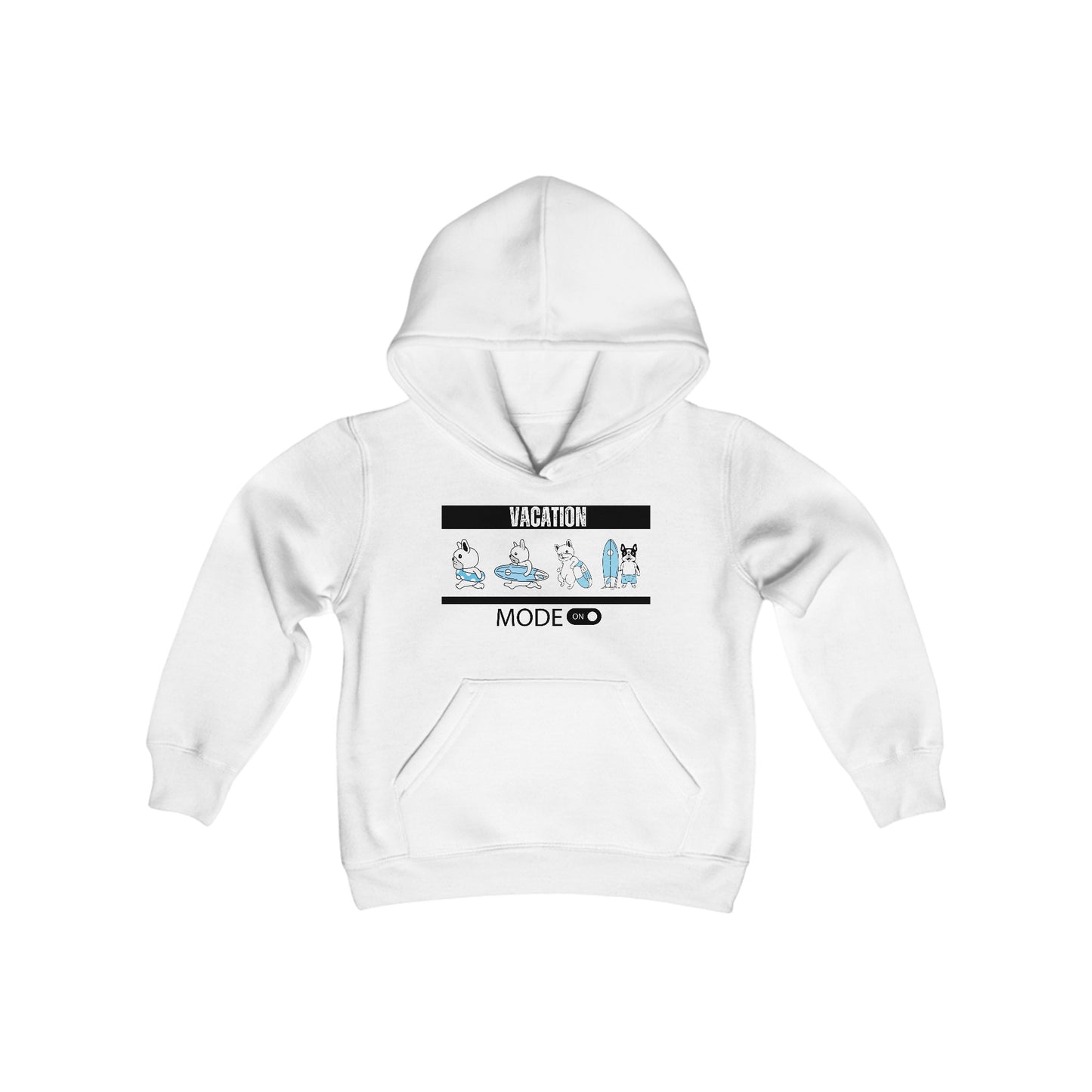 Vacation mode Youth Heavy Blend Hooded Sweatshirt