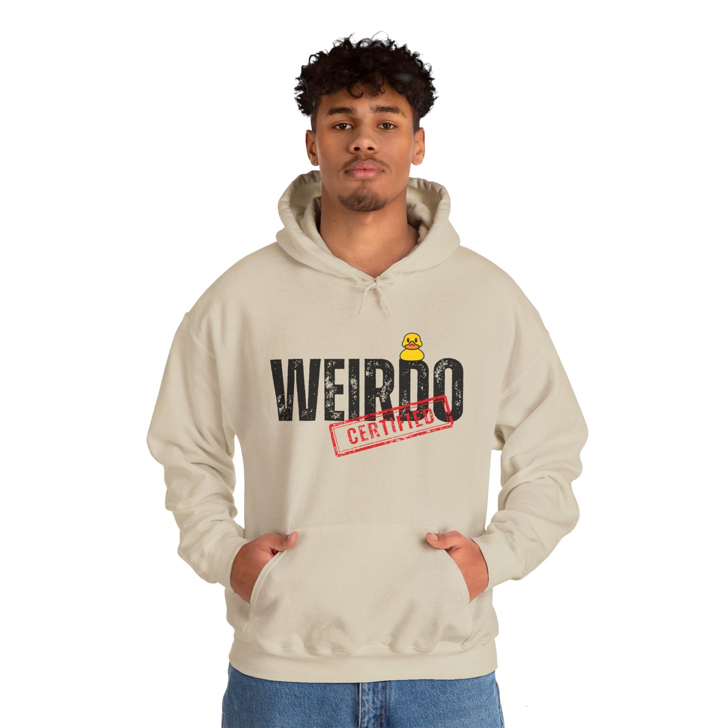 Weirdo Certified of Unisex Heavy Blend™ Hooded Sweatshirt