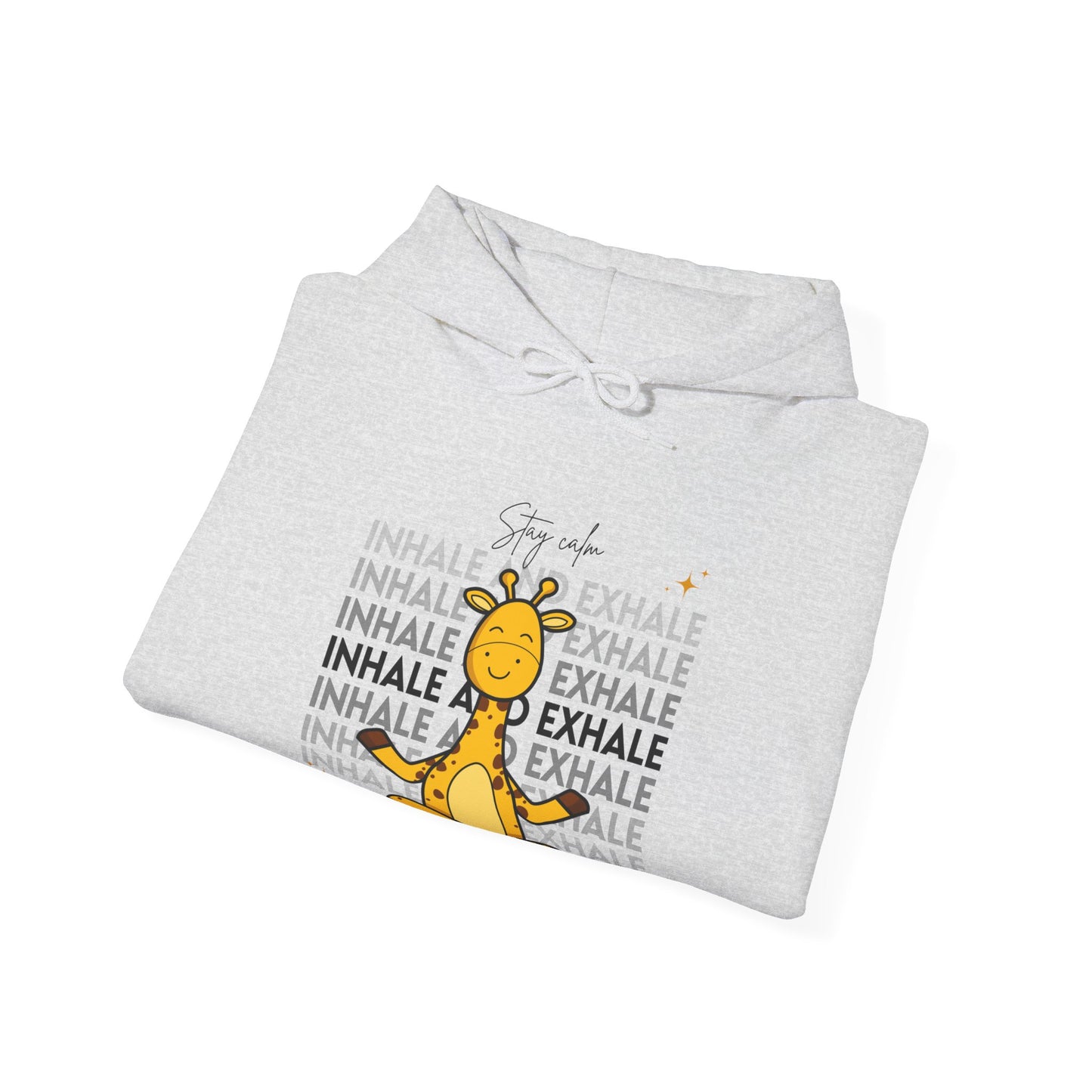 Inhale and Exhale of Unisex Heavy Blend™ Hooded Sweatshirt