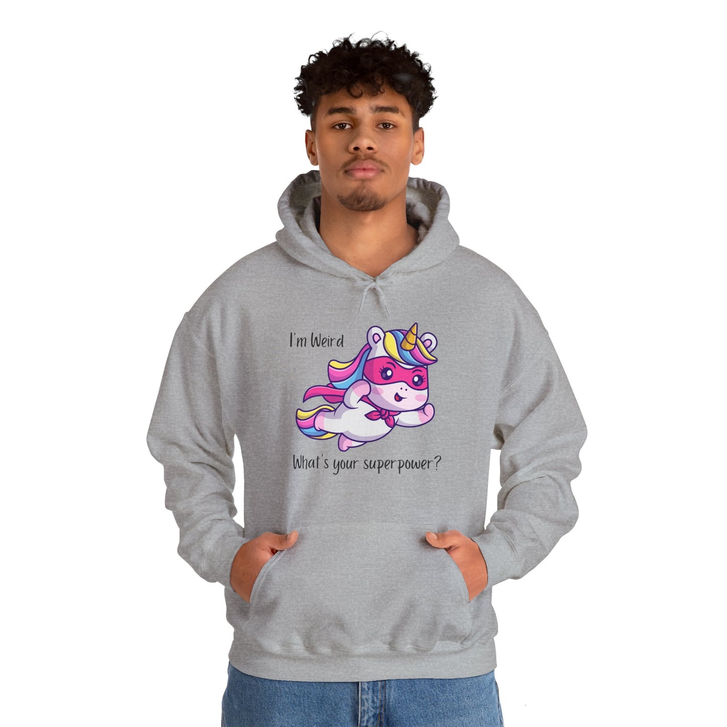 Whats your superpower of Unisex Heavy Blend™ Hooded Sweatshirt