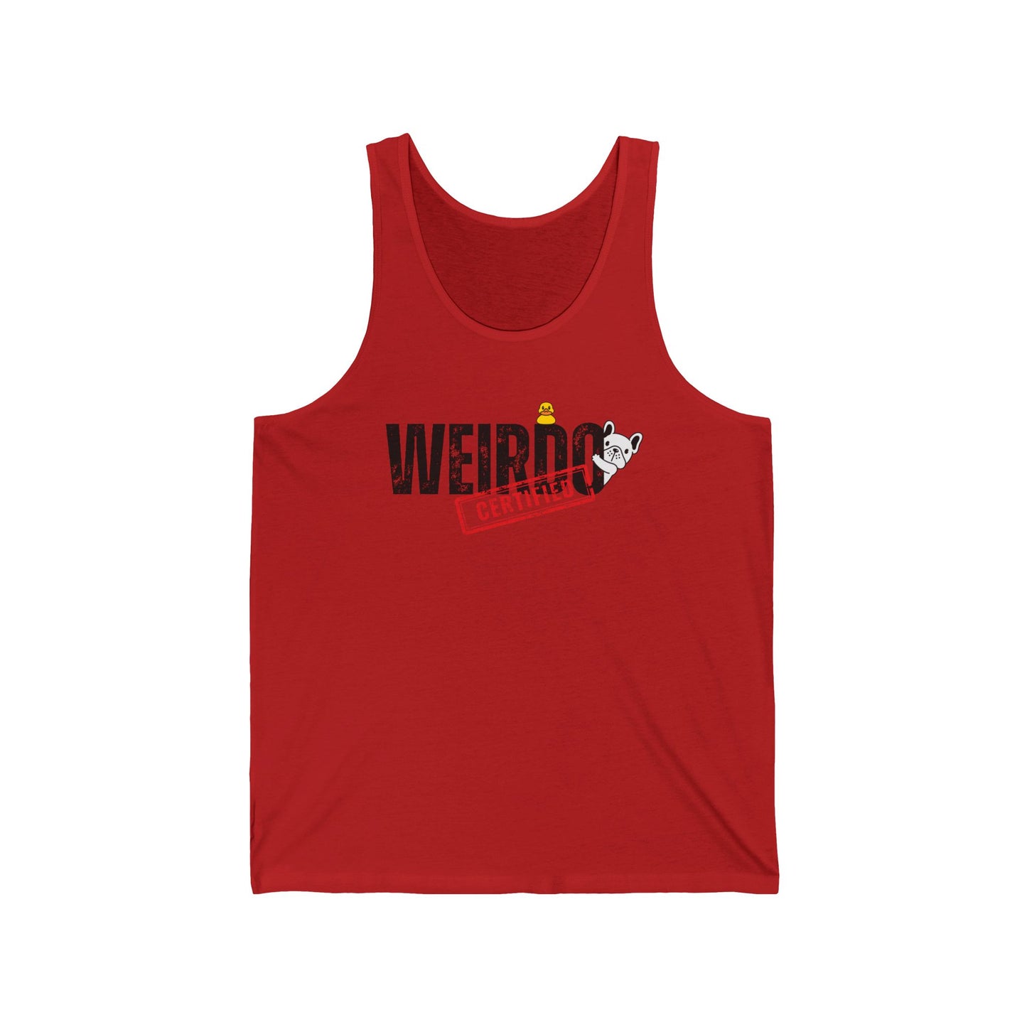 Weirdo certified Unisex Jersey Tank