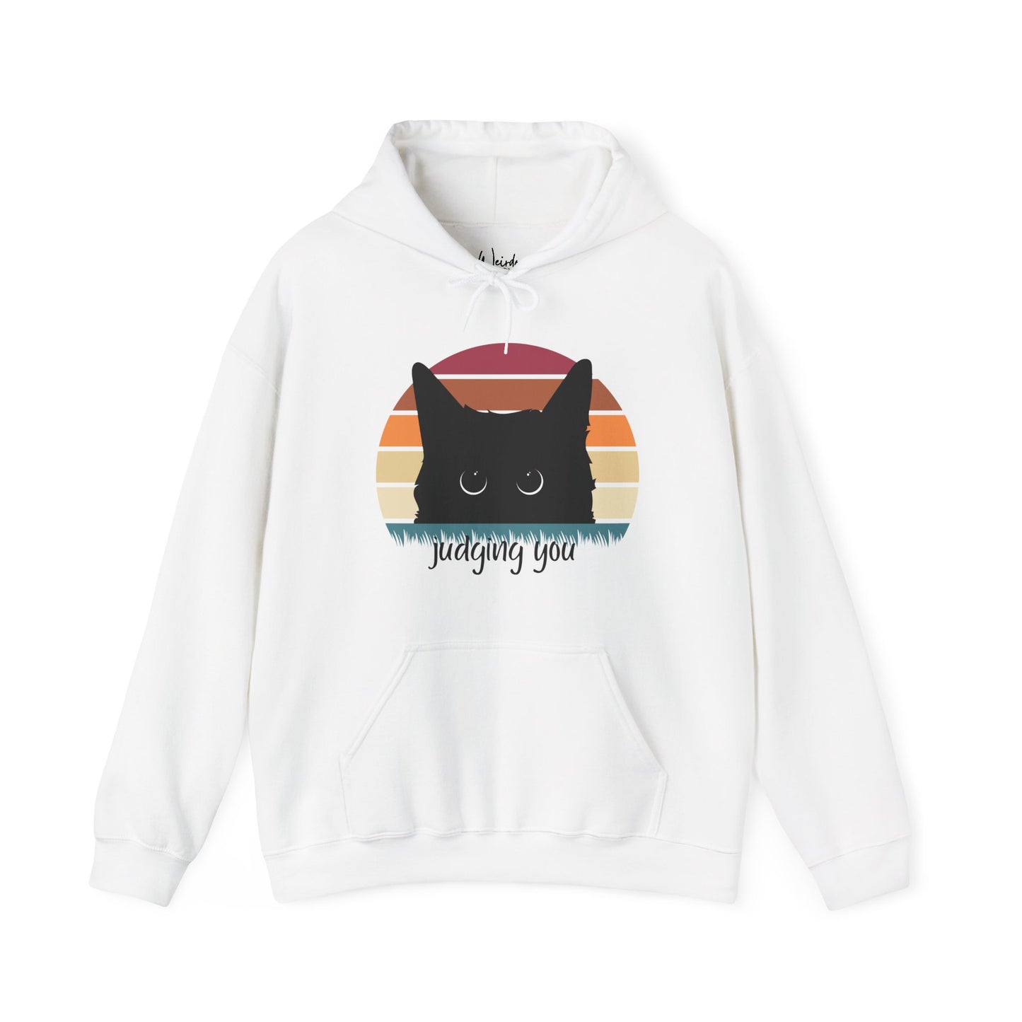 Cat Judging you of Unisex Heavy Blend™ Hooded Sweatshirt