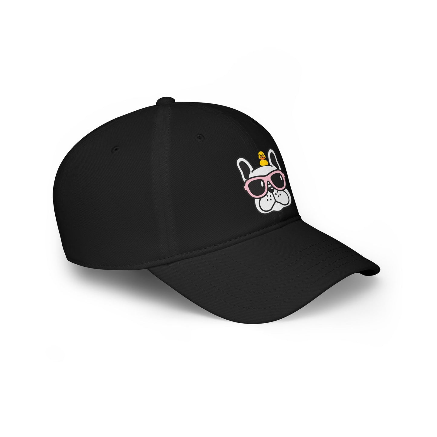 Dog and duck sunglass Profile Baseball Cap