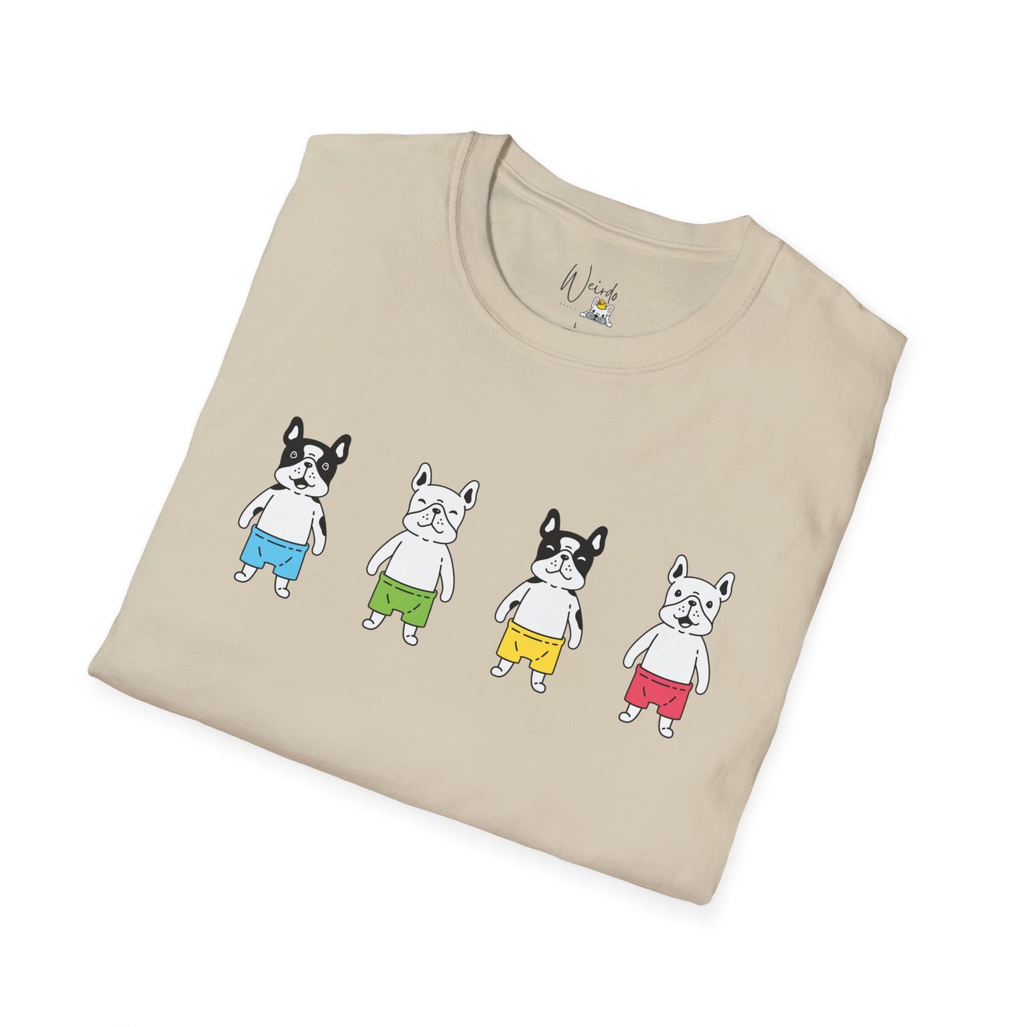 Dog in swimwear Unisex Softstyle T-Shirt