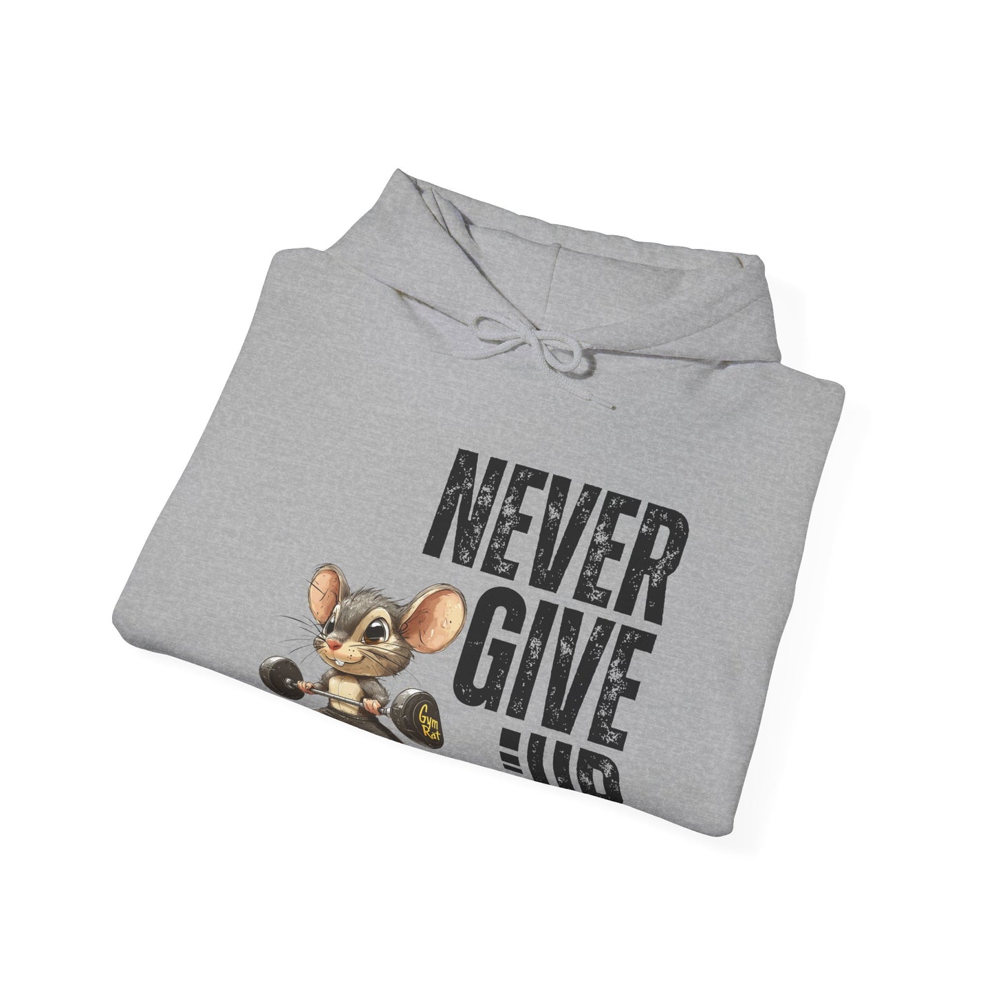 Never give up of Unisex Heavy Blend™ Hooded Sweatshirt