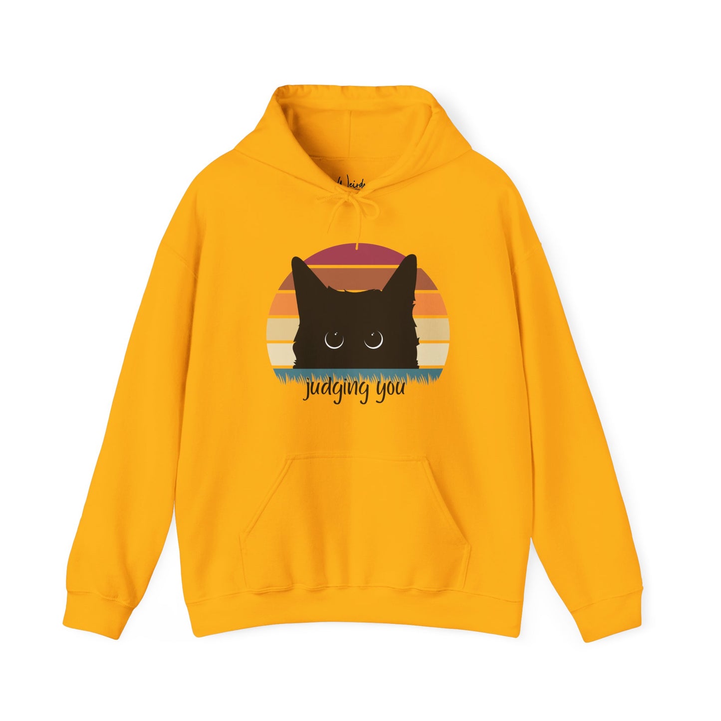 Cat Judging you of Unisex Heavy Blend™ Hooded Sweatshirt