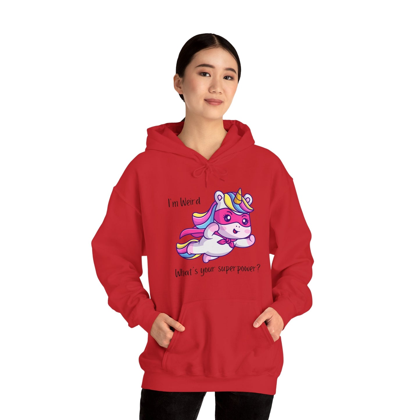 Whats your superpower of Unisex Heavy Blend™ Hooded Sweatshirt