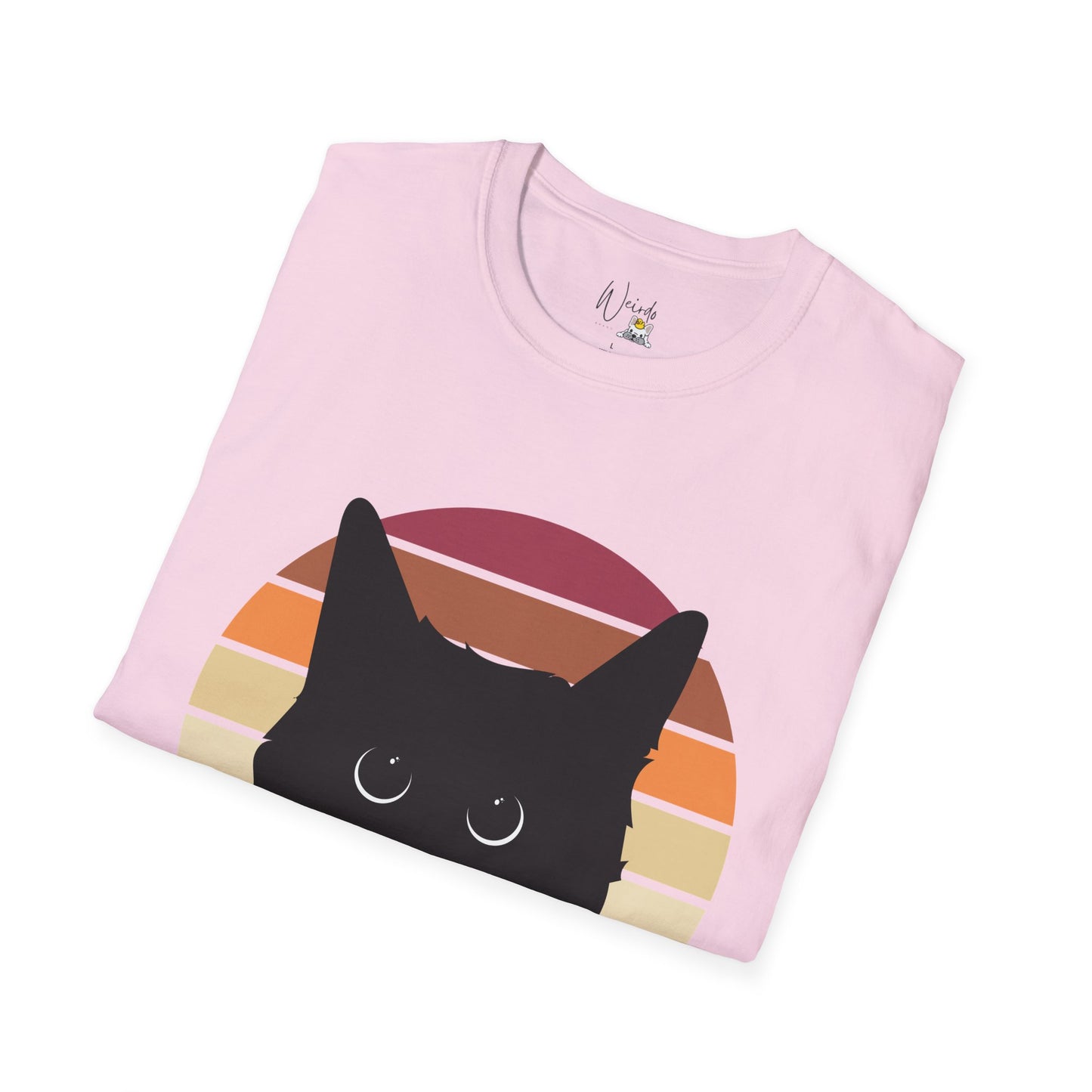 Cat judging you Unisex Softstyle T-Shirt