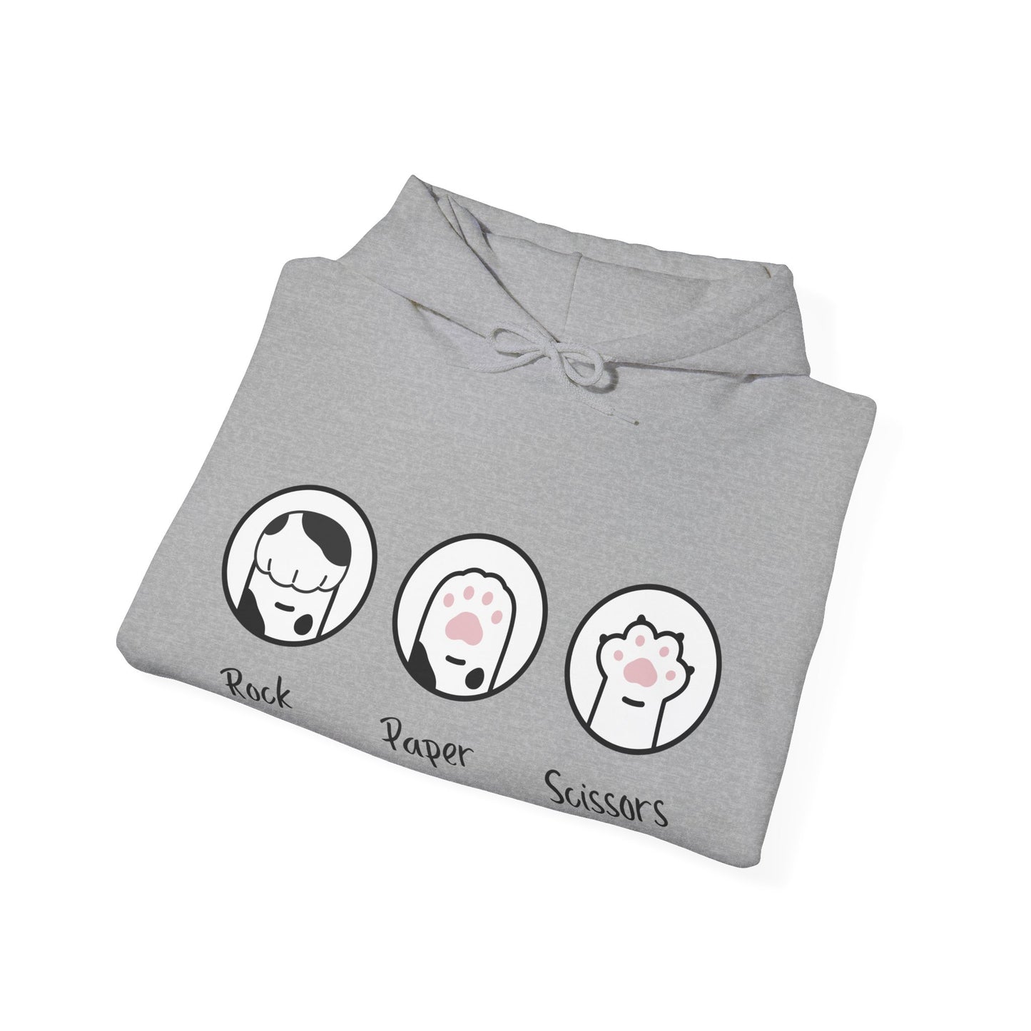 Rock paper scissors of Unisex Heavy Blend™ Hooded Sweatshirt