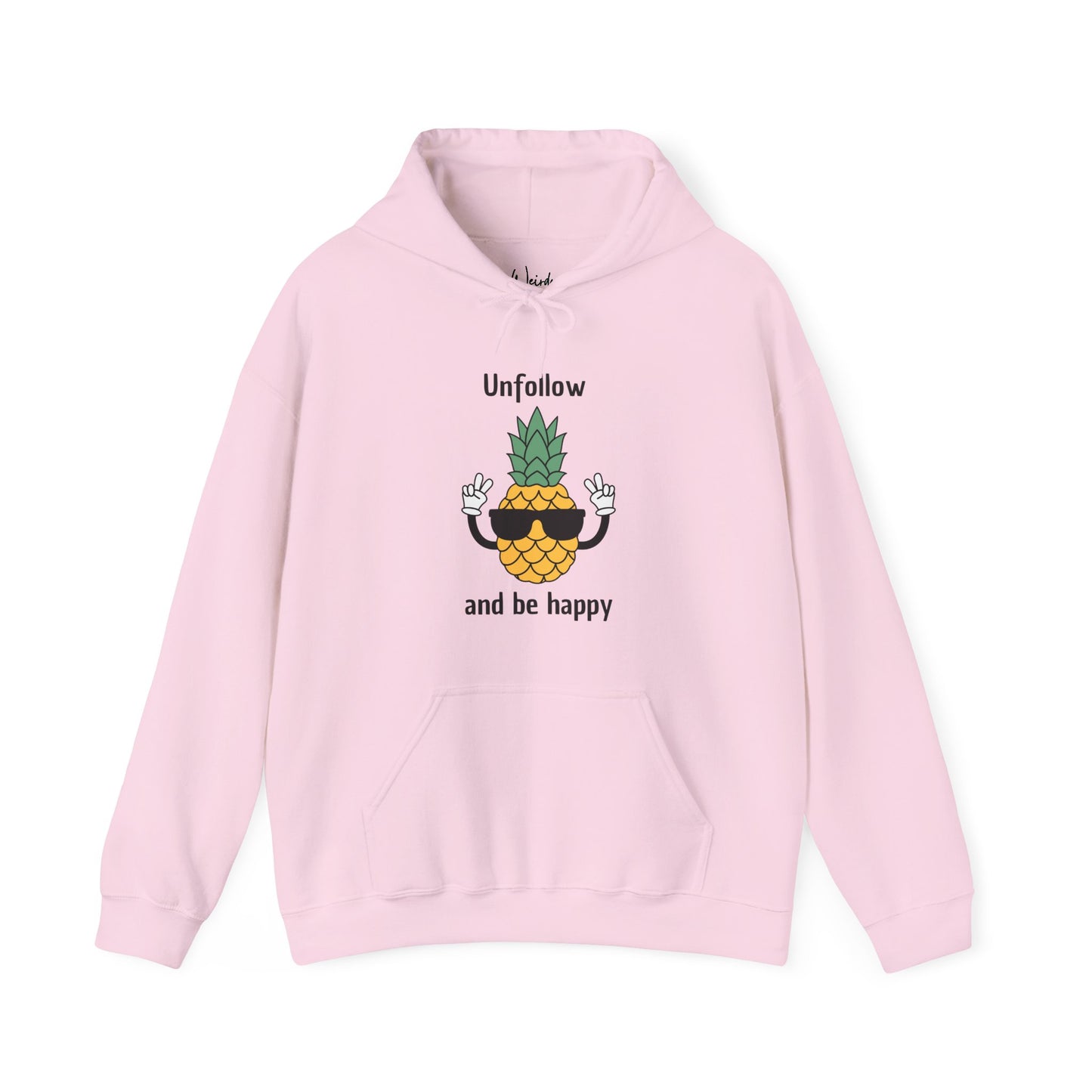 Unfollow and be happy of Unisex Heavy Blend™ Hooded Sweatshirt