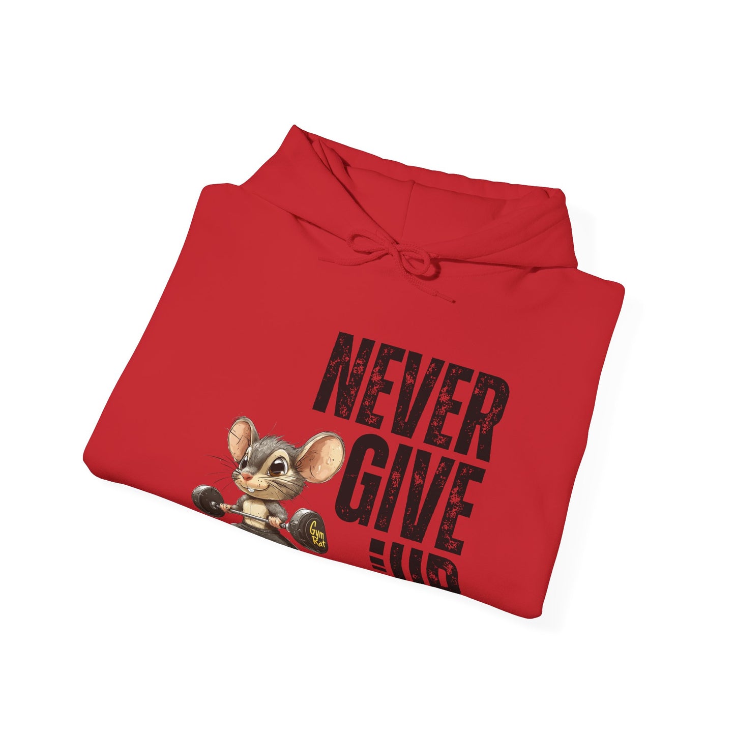 Never give up of Unisex Heavy Blend™ Hooded Sweatshirt