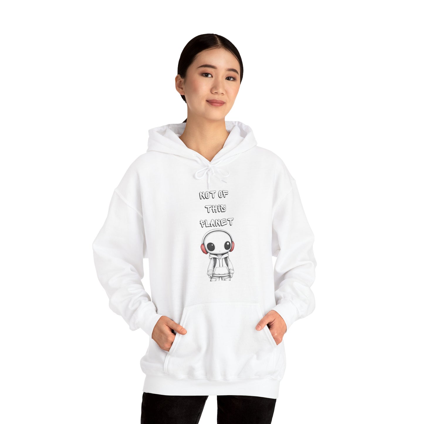 Not of this planet of Unisex Heavy Blend™ Hooded Sweatshirt