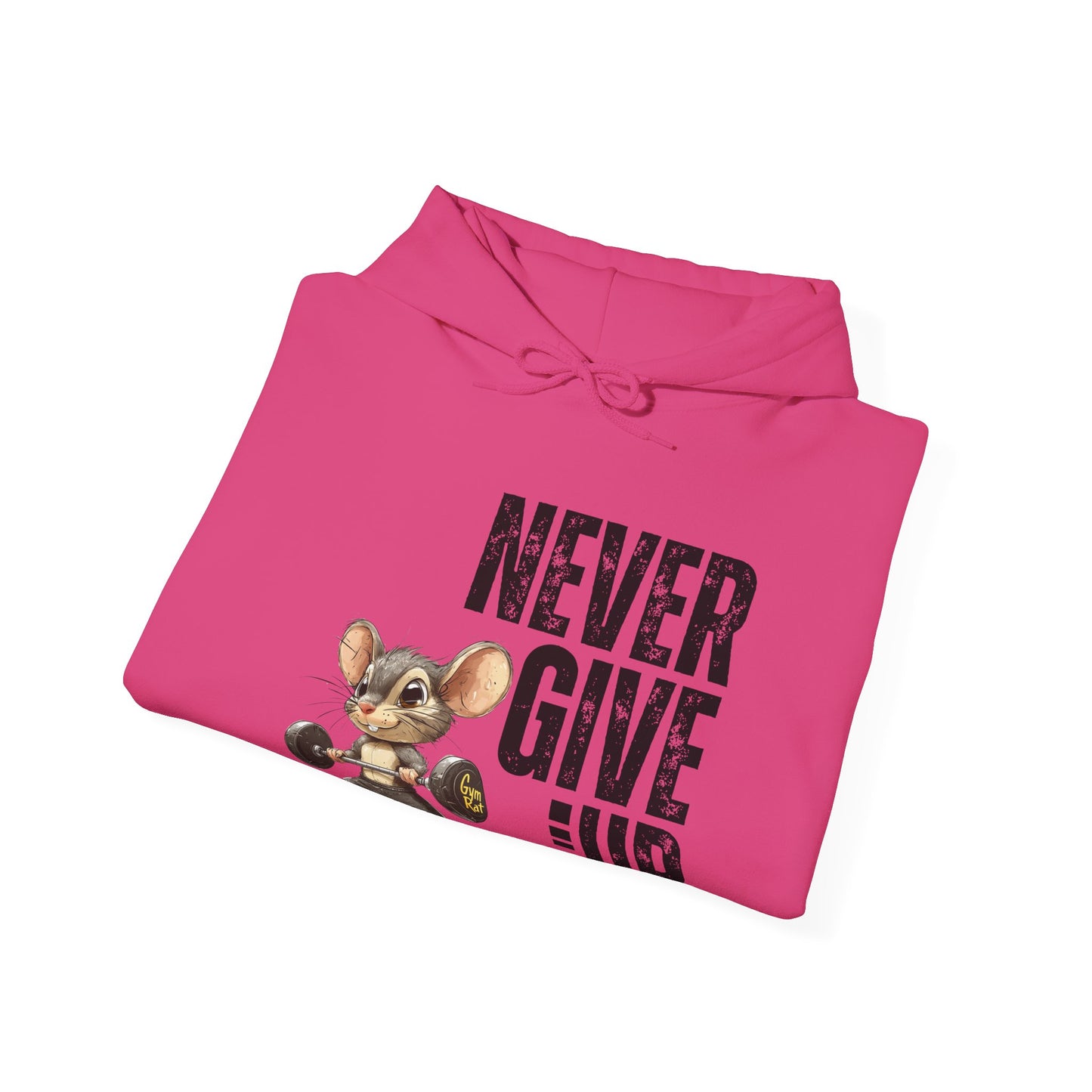 Never give up of Unisex Heavy Blend™ Hooded Sweatshirt