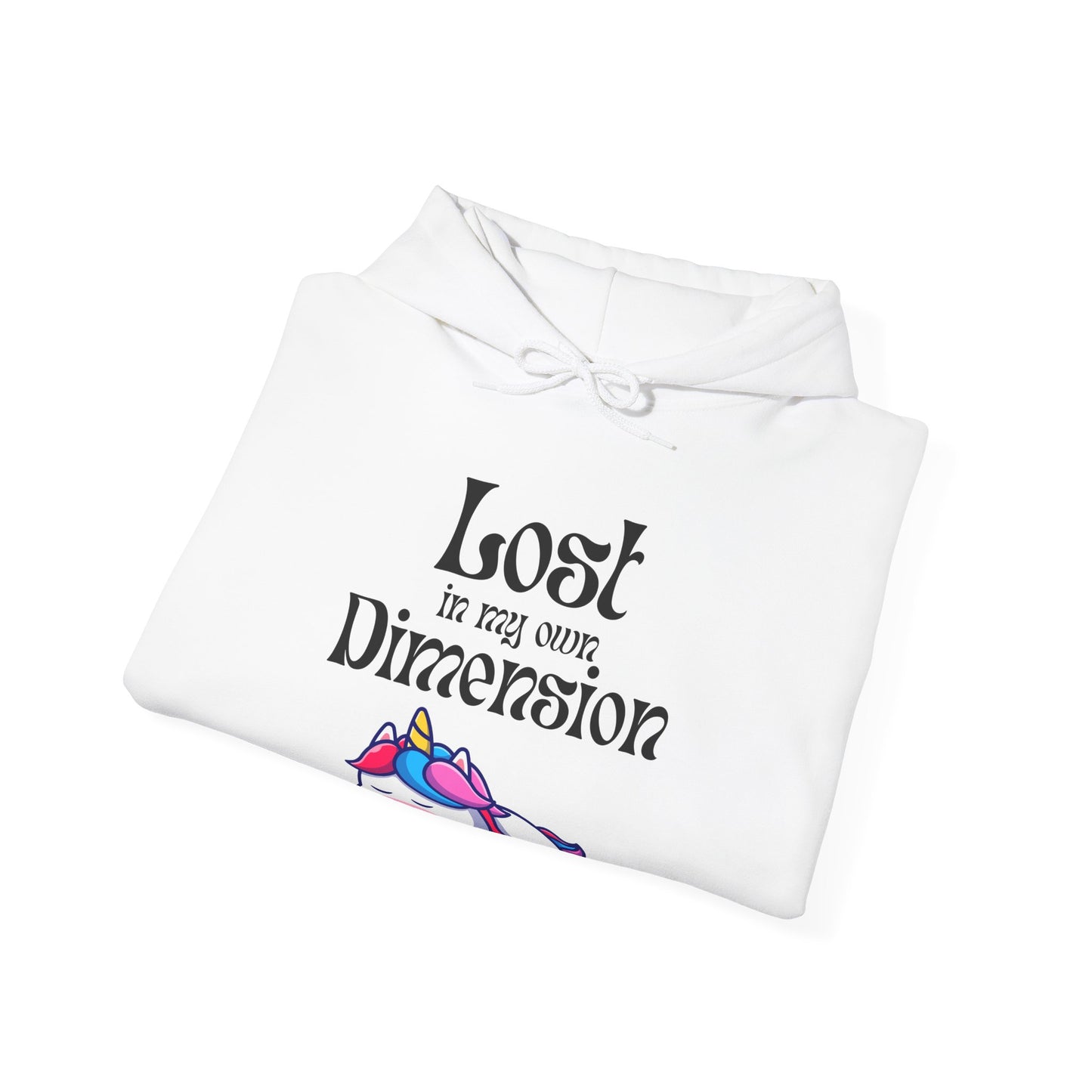 Lost in my own dimension of Unisex Heavy Blend™ Hooded Sweatshirt