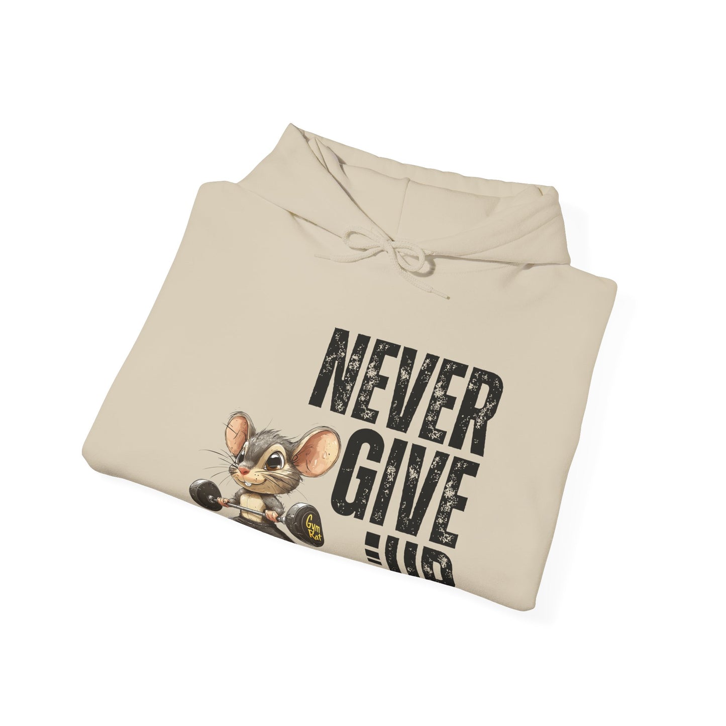 Never give up of Unisex Heavy Blend™ Hooded Sweatshirt