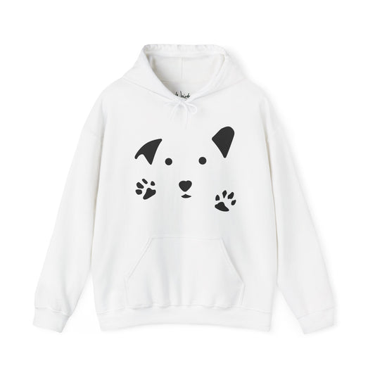 Dog paw of Unisex Heavy Blend™ Hooded Sweatshirt