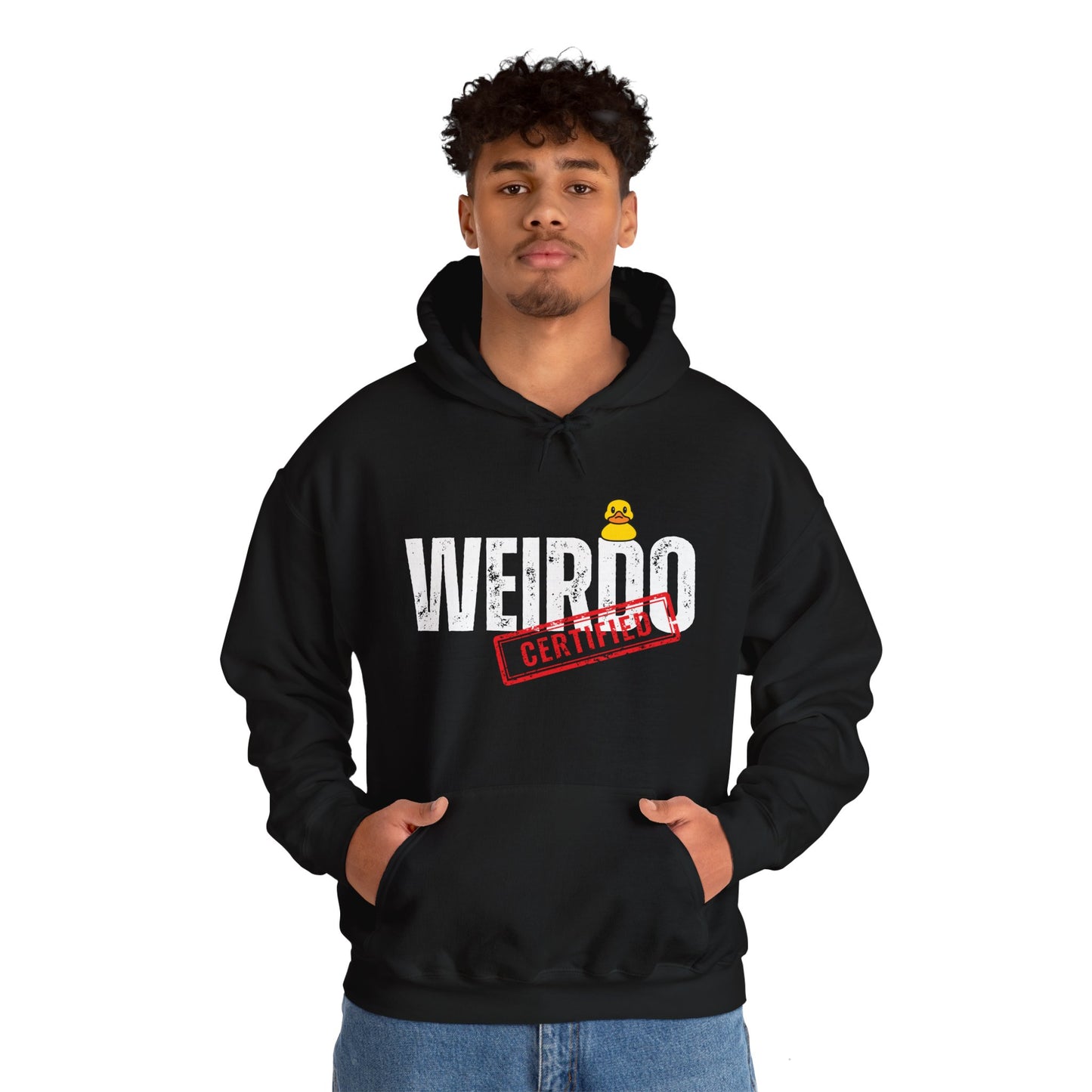 Weirdo Certified of Unisex Heavy Blend™ Hooded Sweatshirt